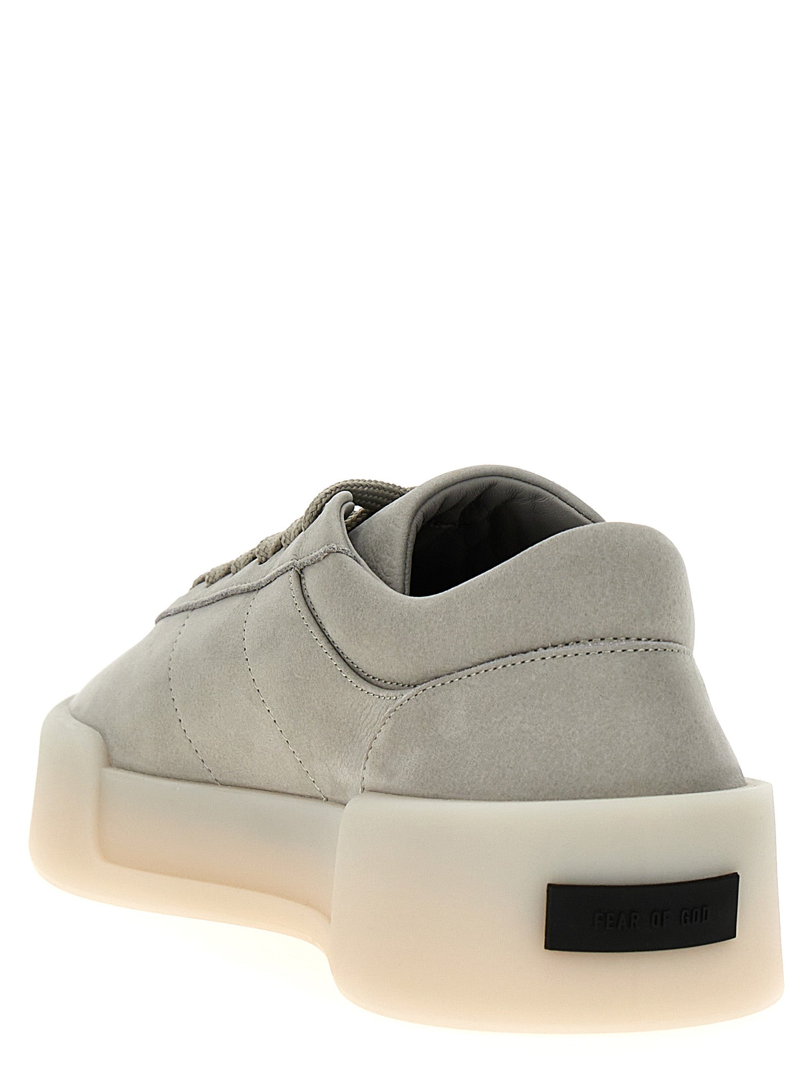 Fear Of God Gray Leather Athletic Sneakers