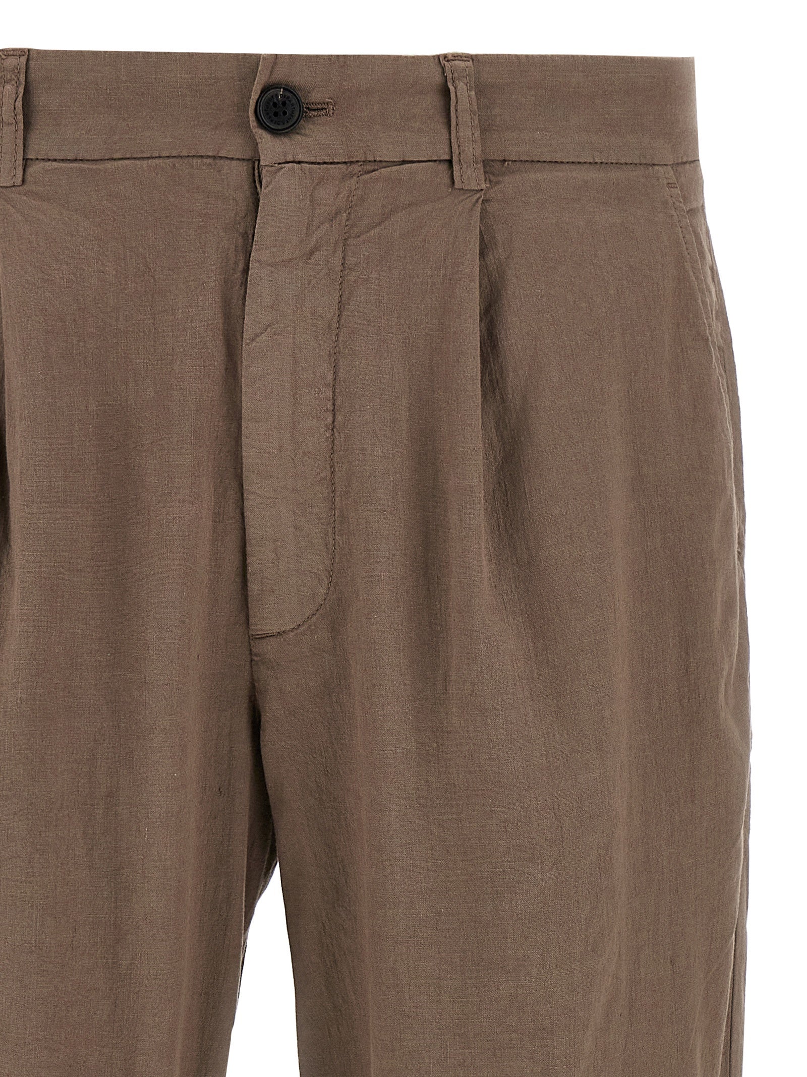 Department 5 Brown Linen Pants