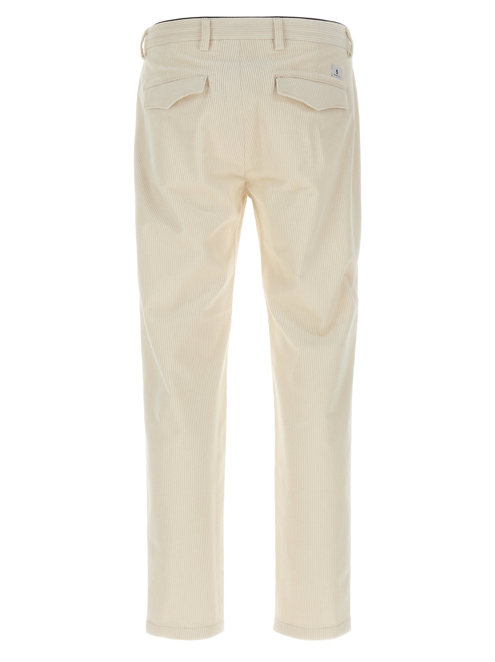 Department 5 White Cotton Chino Pants