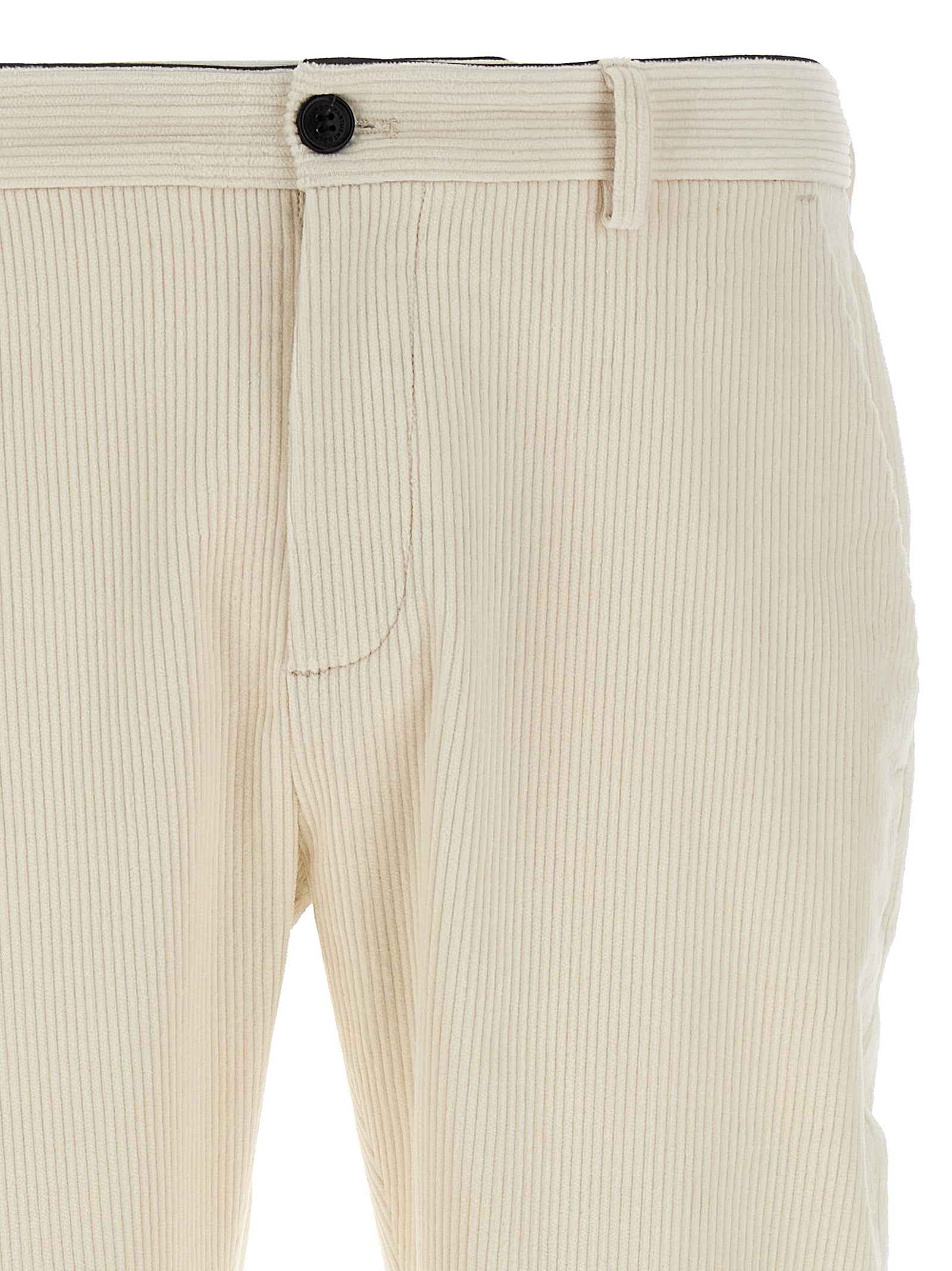 Department 5 White Cotton Chino Pants