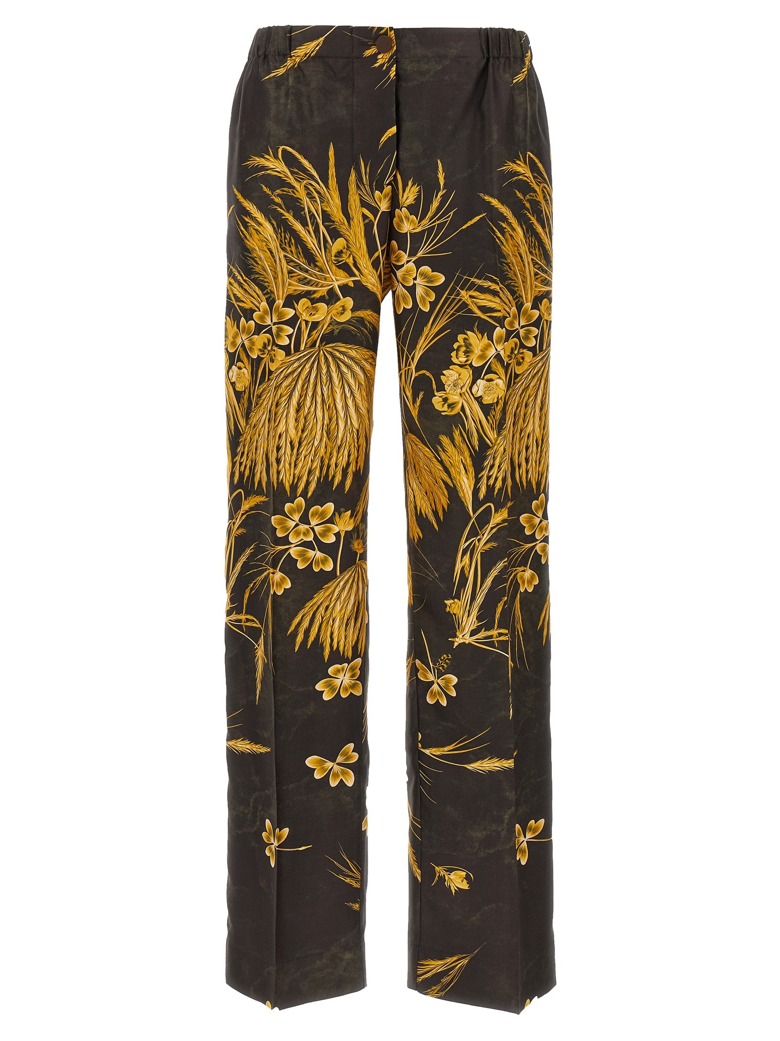 F.R.S. - FOR RESTLESS SLEEPERS Multicolor Silk Casual Pants