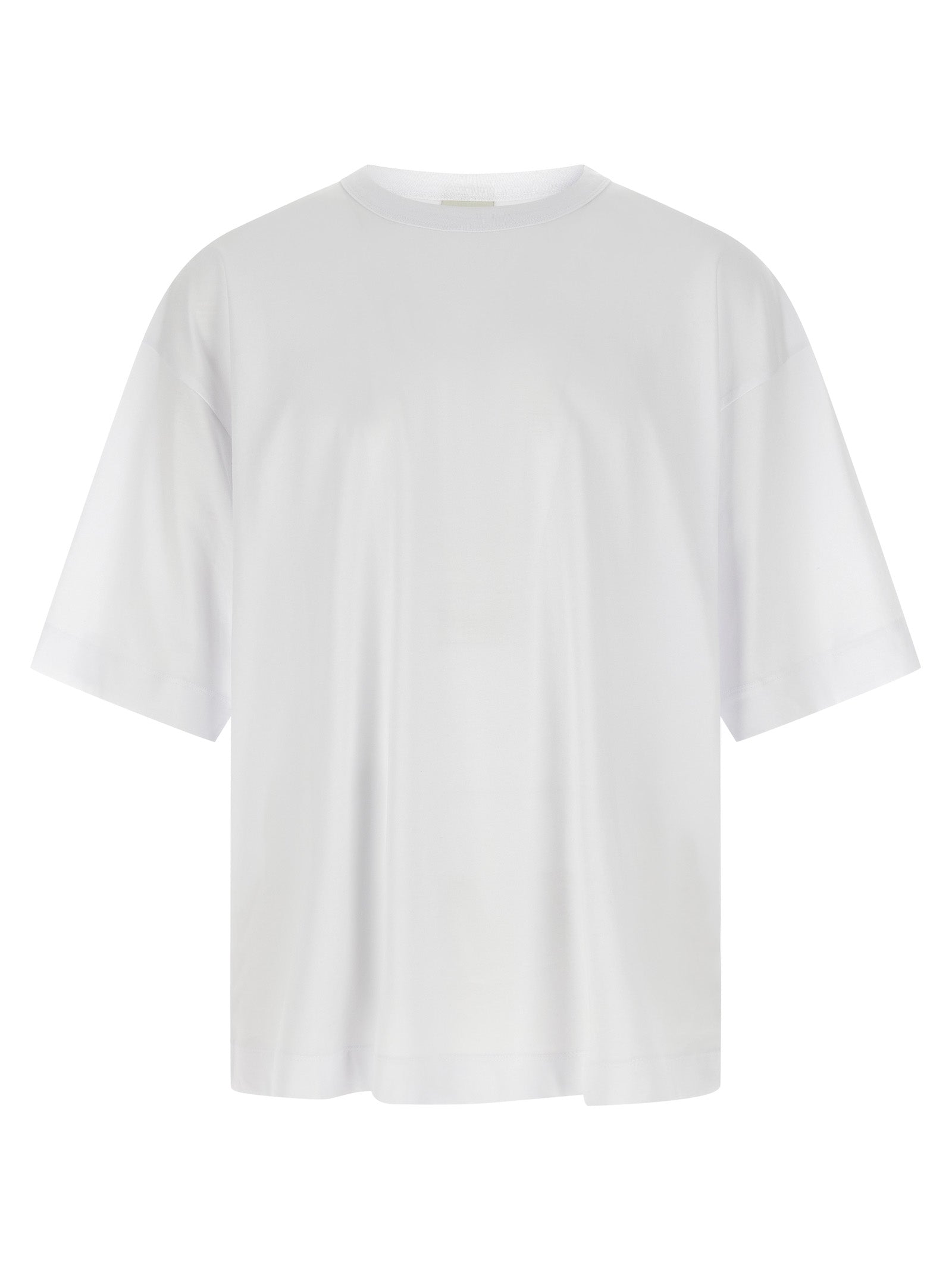 Dries Van Noten White Cotton T-Shirt