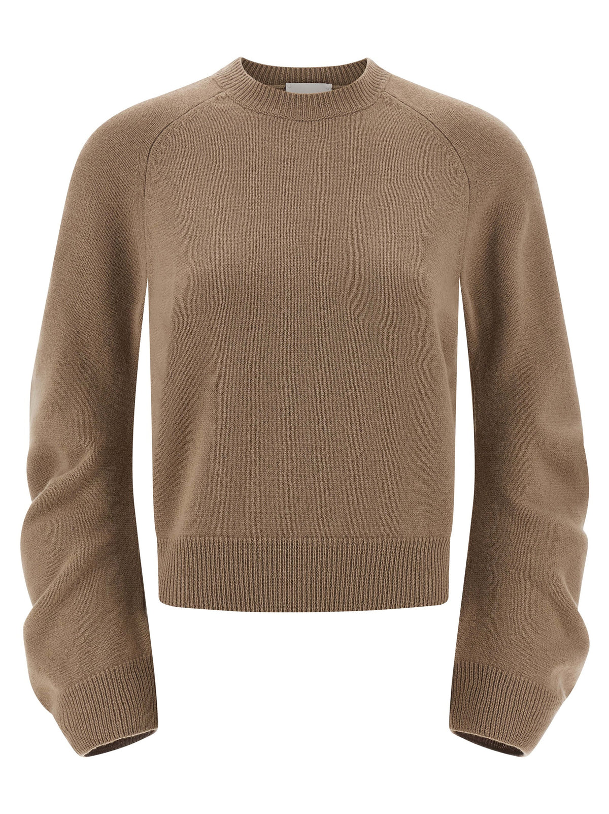 NUDE Beige Virgin Wool Cardigan
