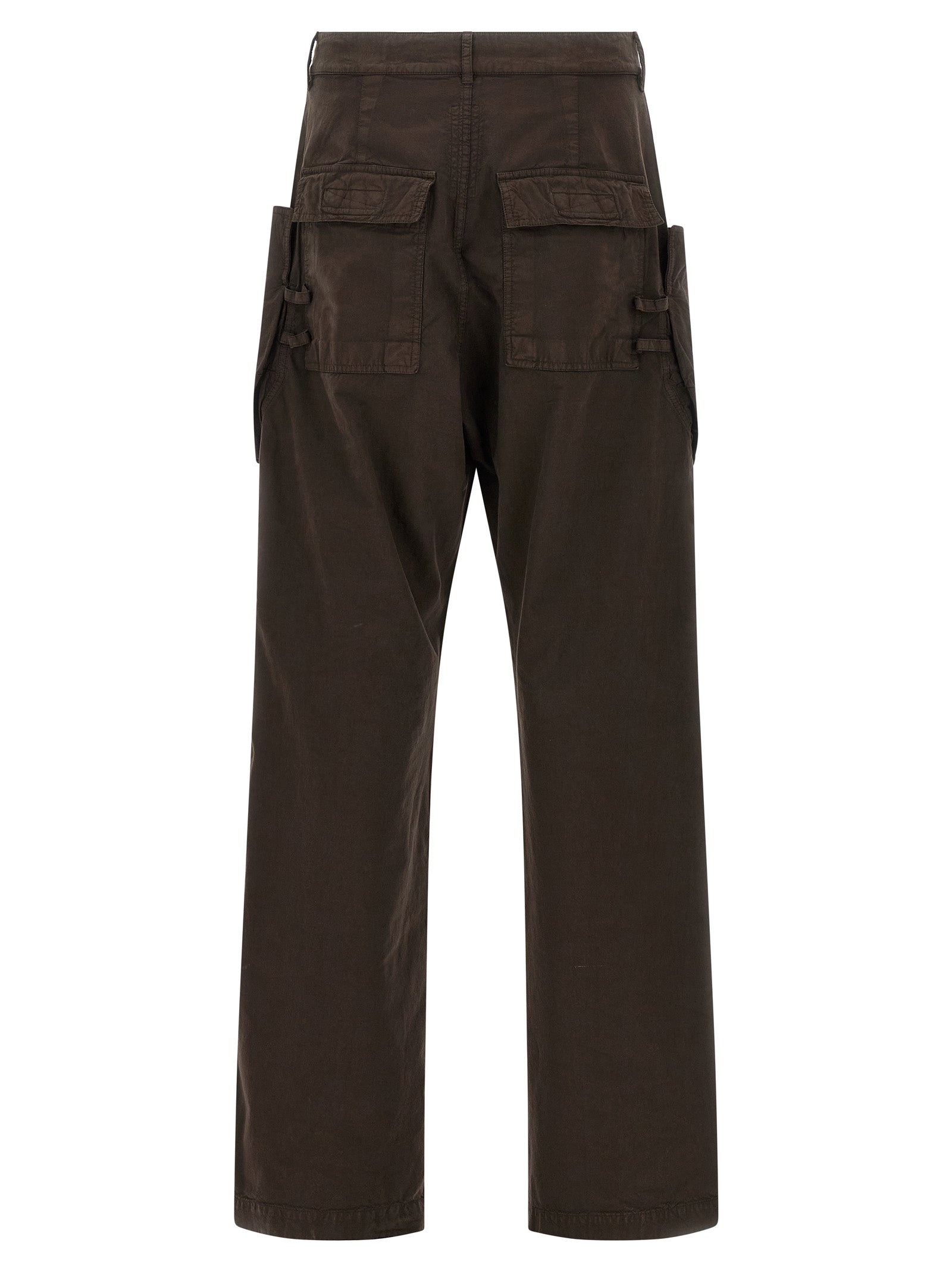 DRKSHDW Brown Cotton Cargo Pants