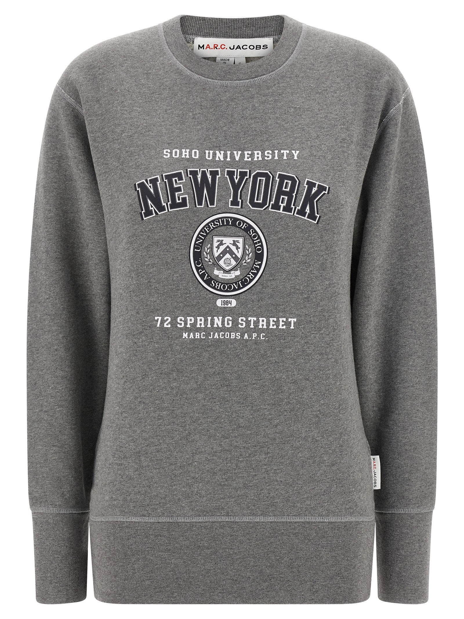 A.P.C. Gray Cotton Sweatshirt