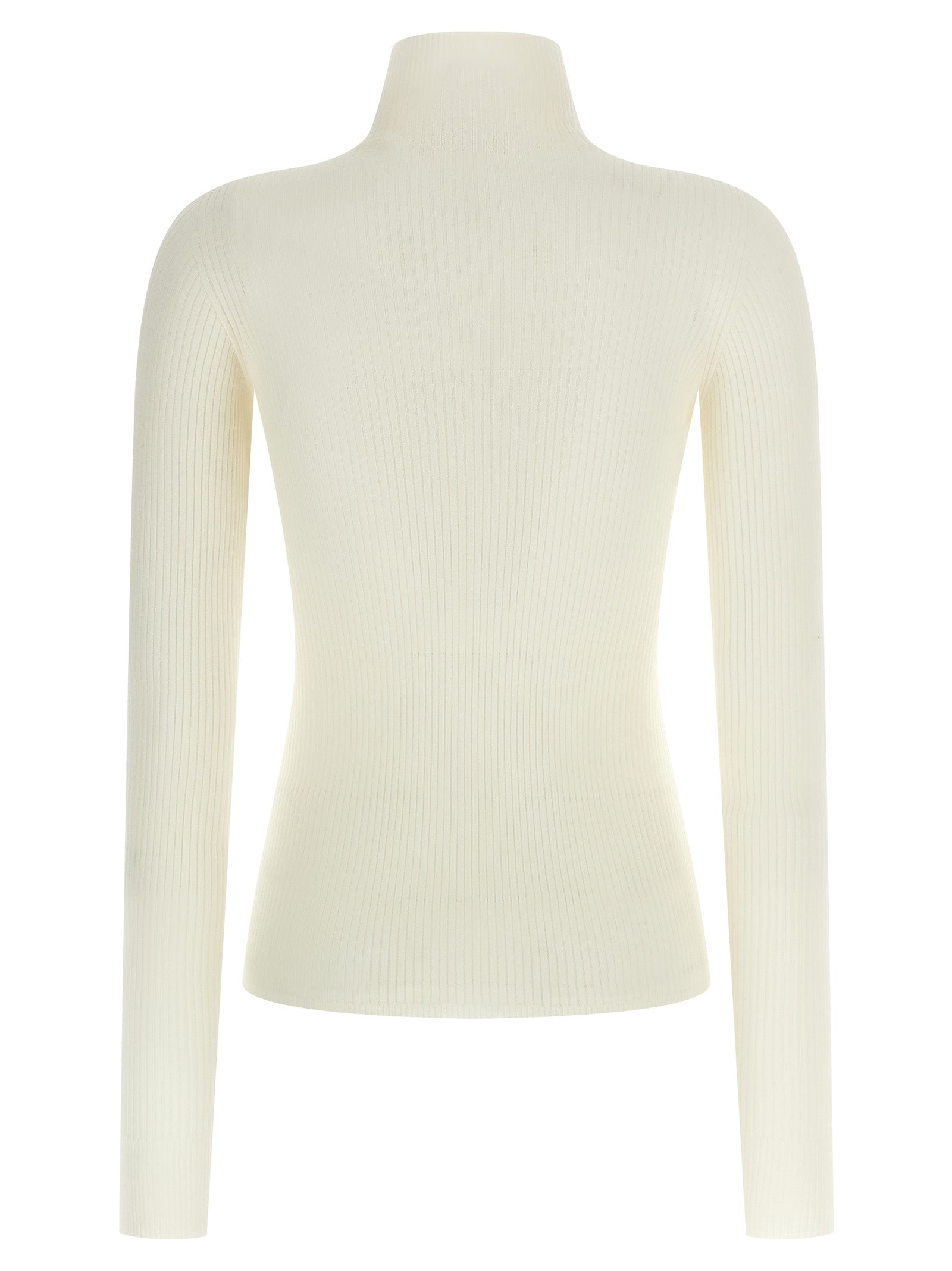 Sportmax White Virgin Wool Cardigan
