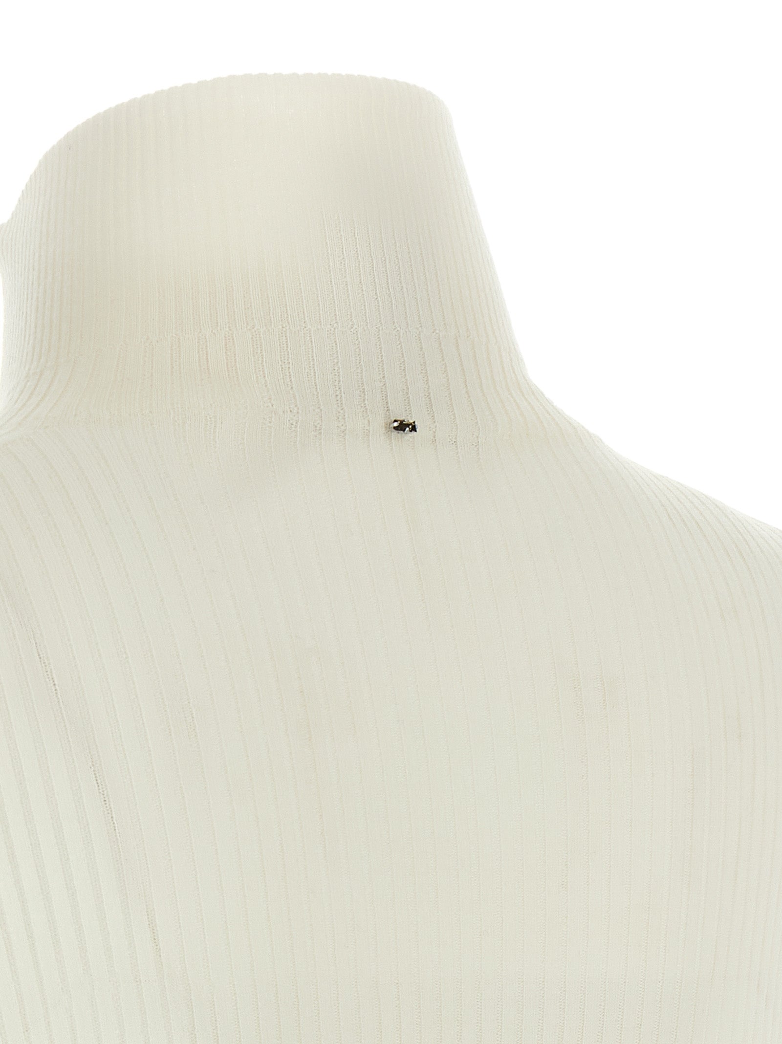 Sportmax White Virgin Wool Cardigan