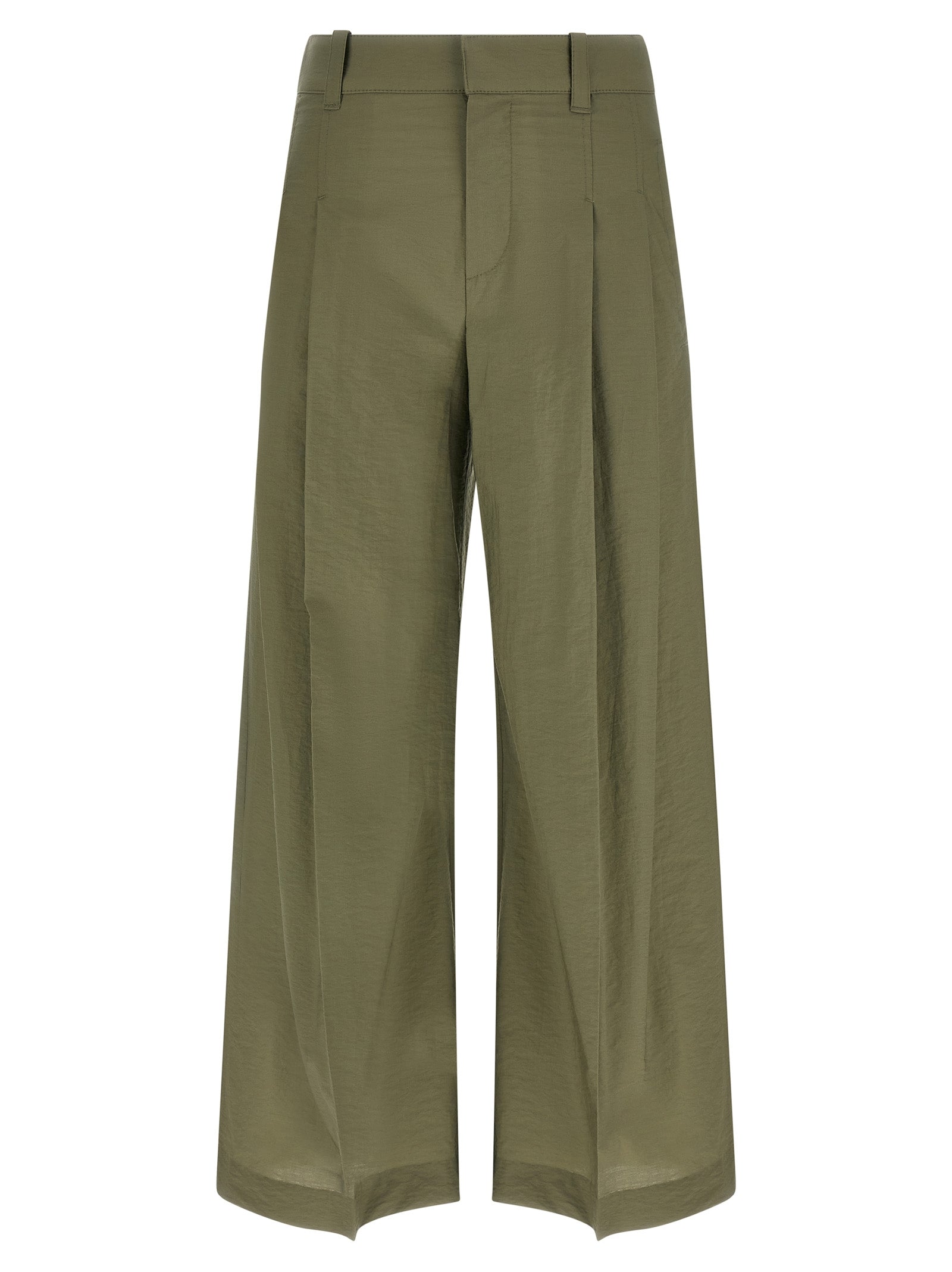 Brunello Cucinelli Bicolor Cotton Casual Pants