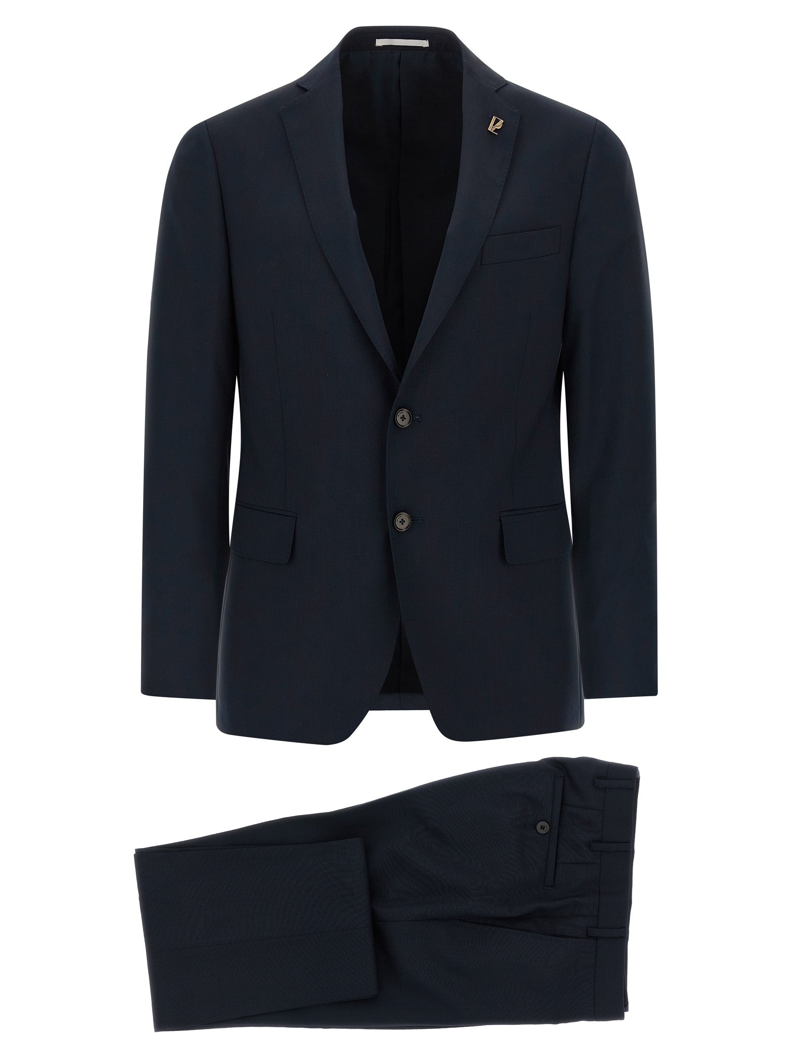 Pal Zileri Blue Wool Two-Piece Suit