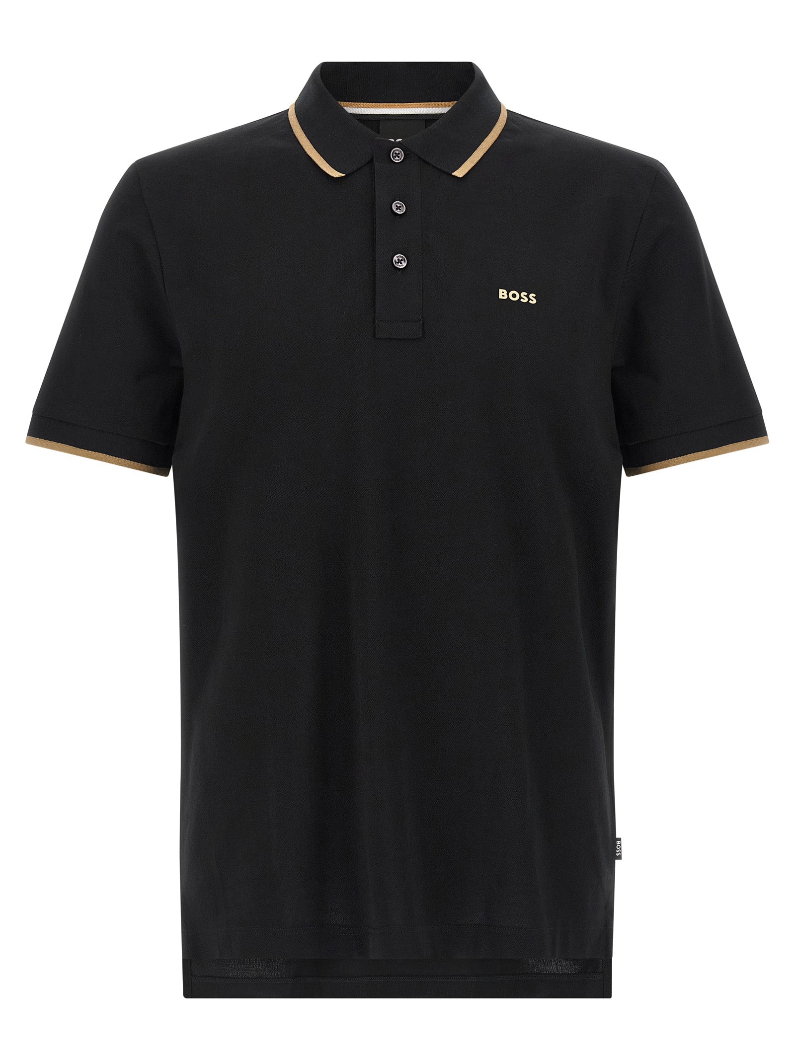 Hugo Boss Black Cotton Polo Shirt