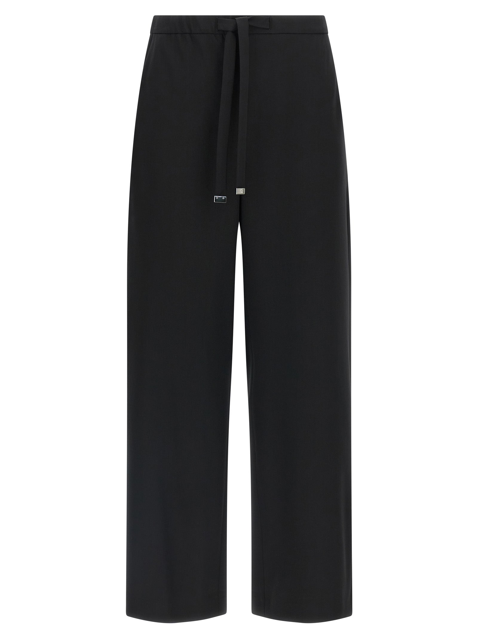 'S Max Mara Black Virgin Wool Joggers (Workout Pants)