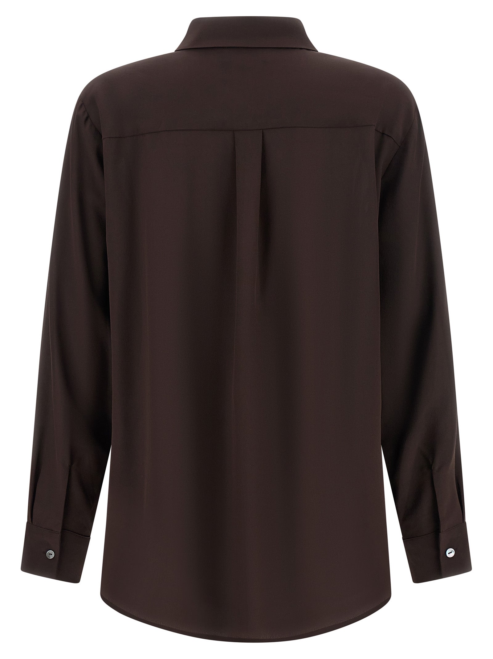 P.A.R.O.S.H. Brown Silk Blouse