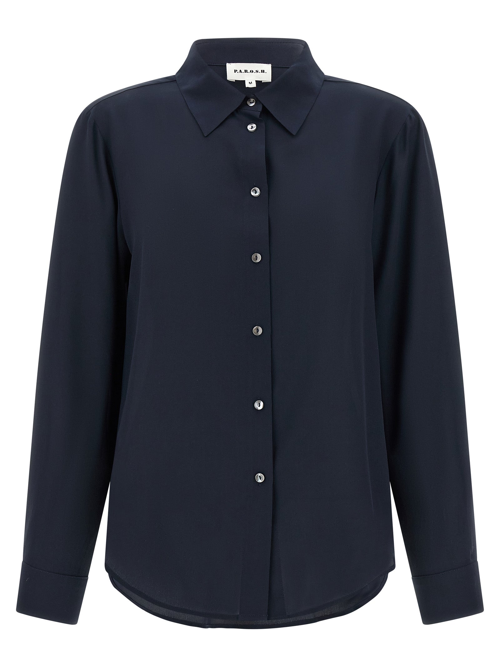 P.A.R.O.S.H. Blue Silk Blouse