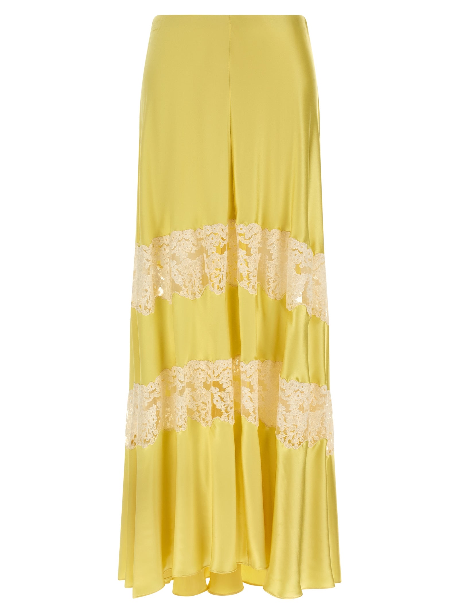 Alberta Ferretti Bicolor Viscose Mini Skirt