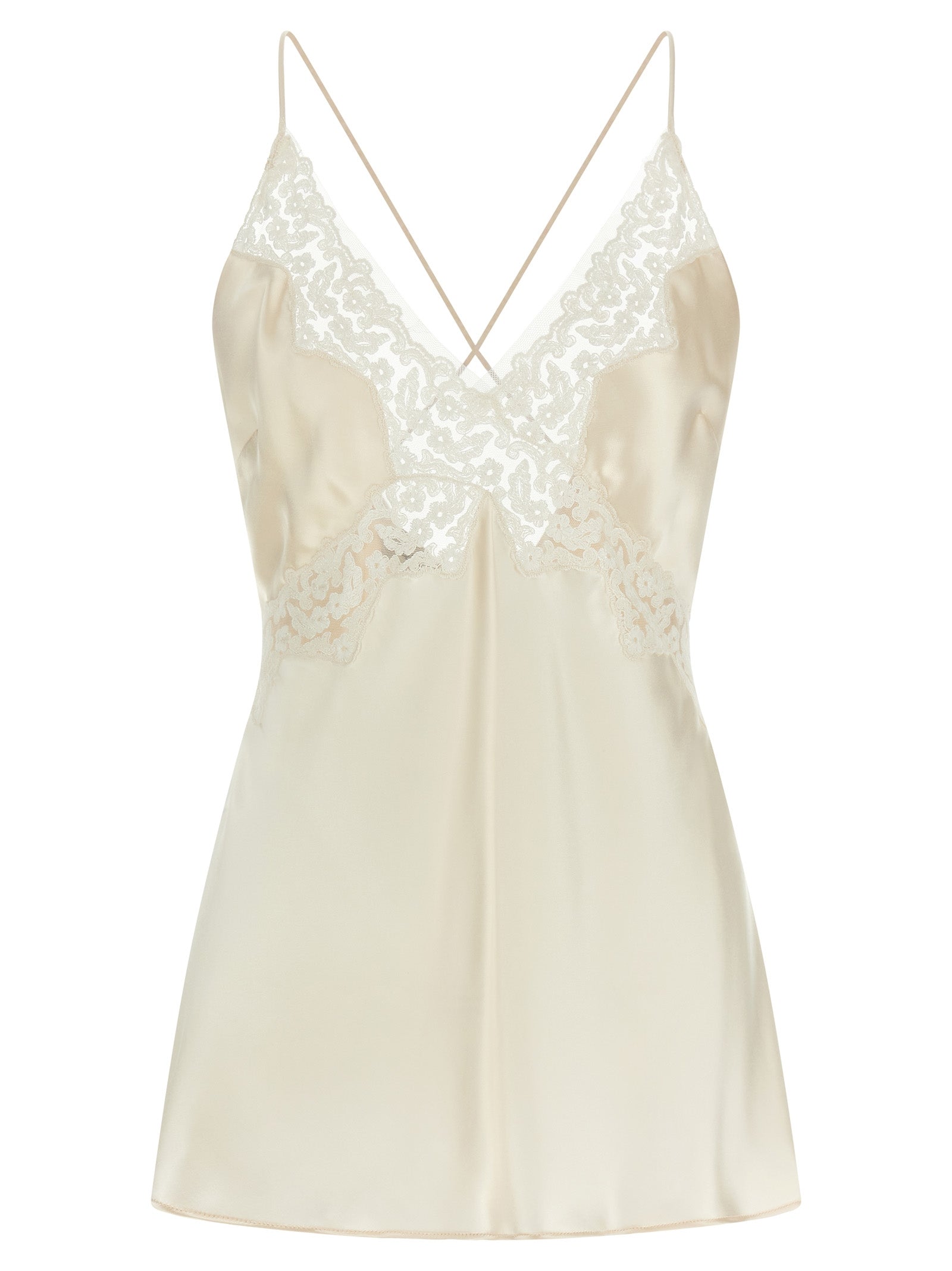 Alberta Ferretti Beige Viscose Tank Tops
