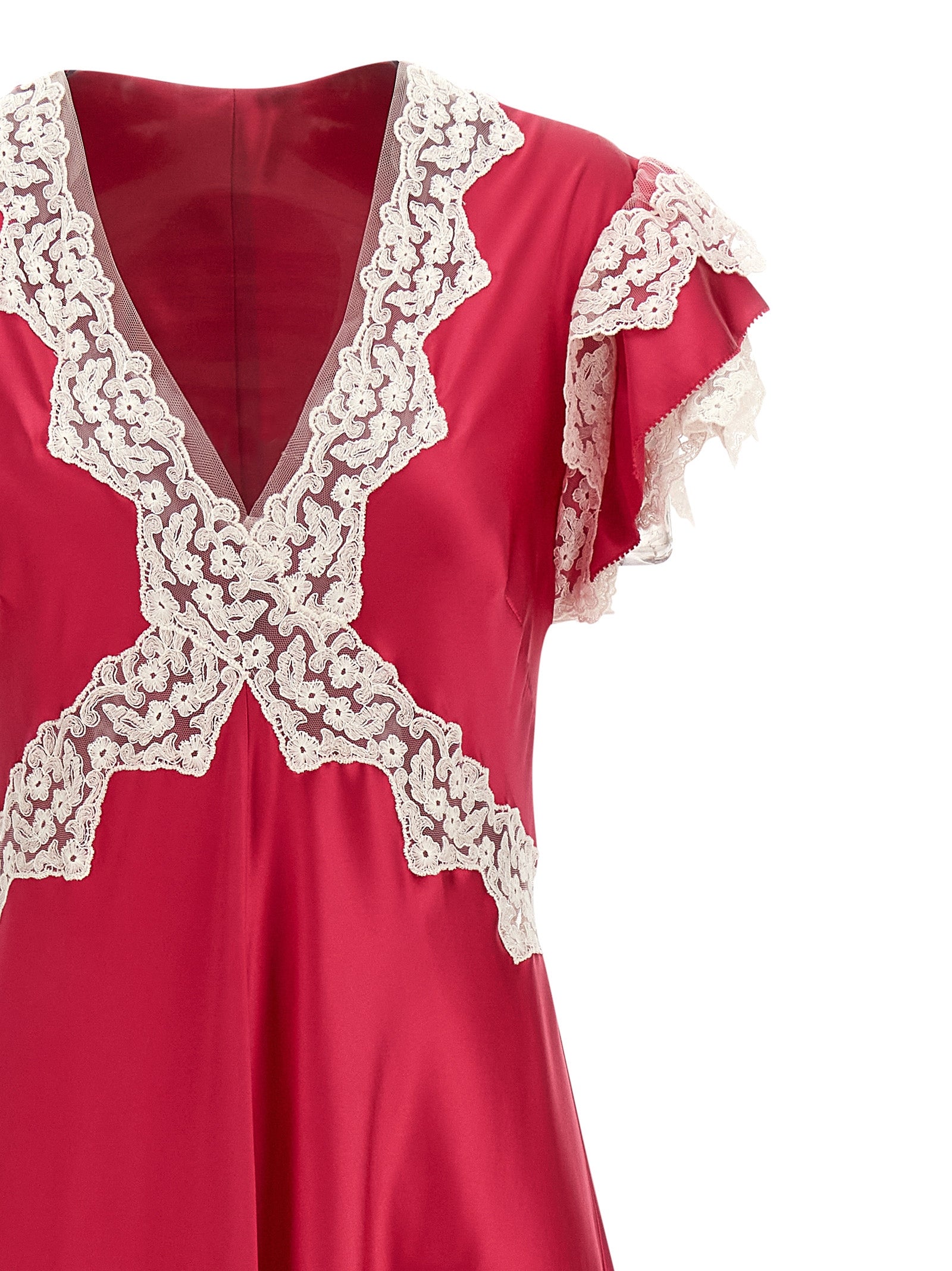 Alberta Ferretti Fuchsia Viscose Long Dress