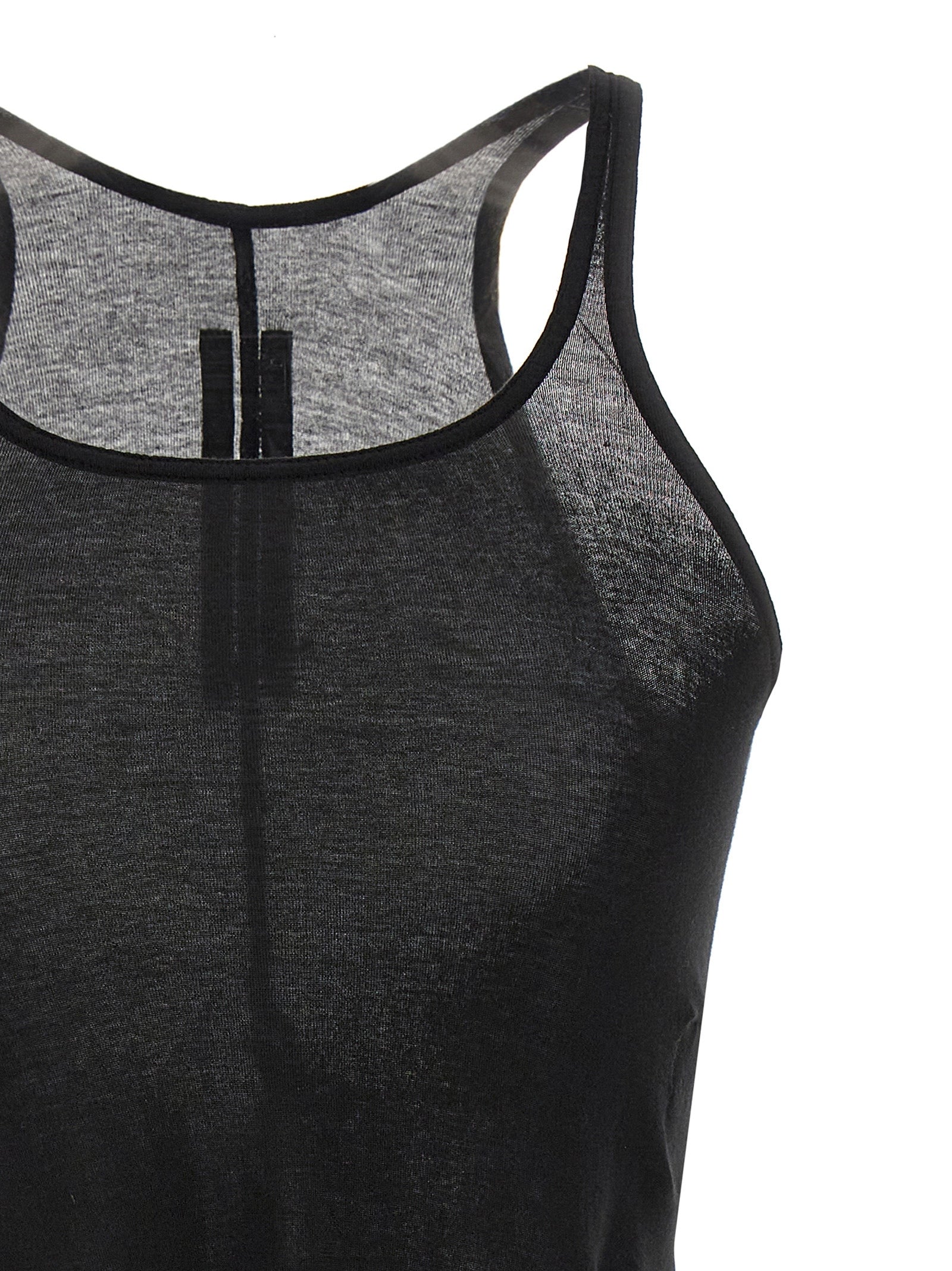 DRKSHDW Black Cotton Tank Tops