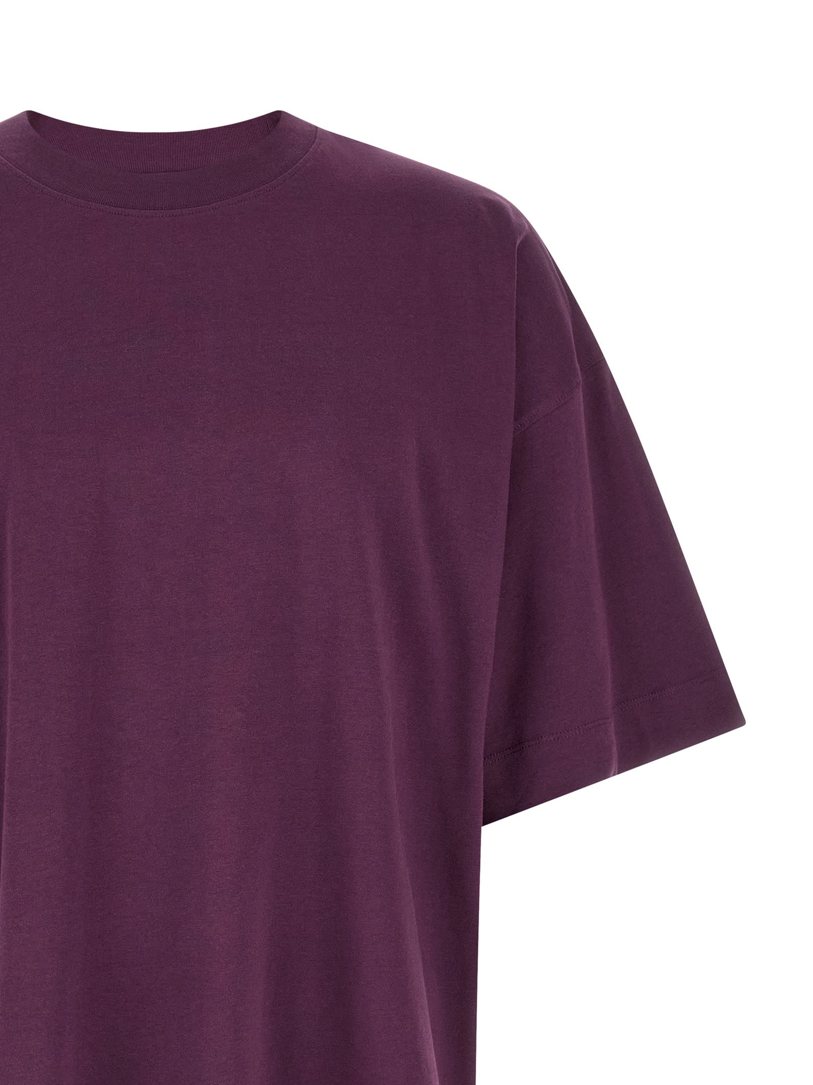 Dries Van Noten Purple Cotton T-Shirt