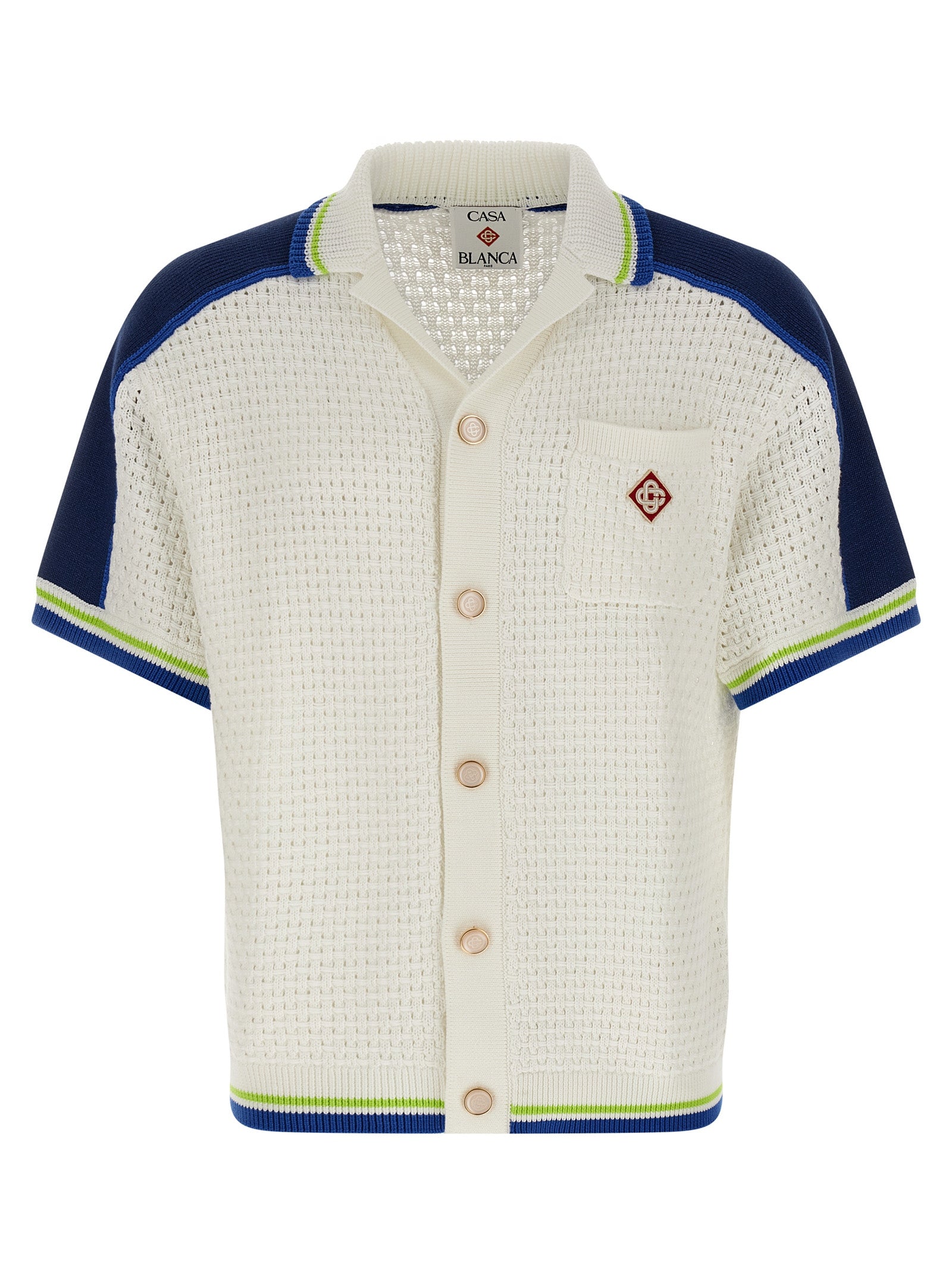 Casablanca White Cotton Blouse