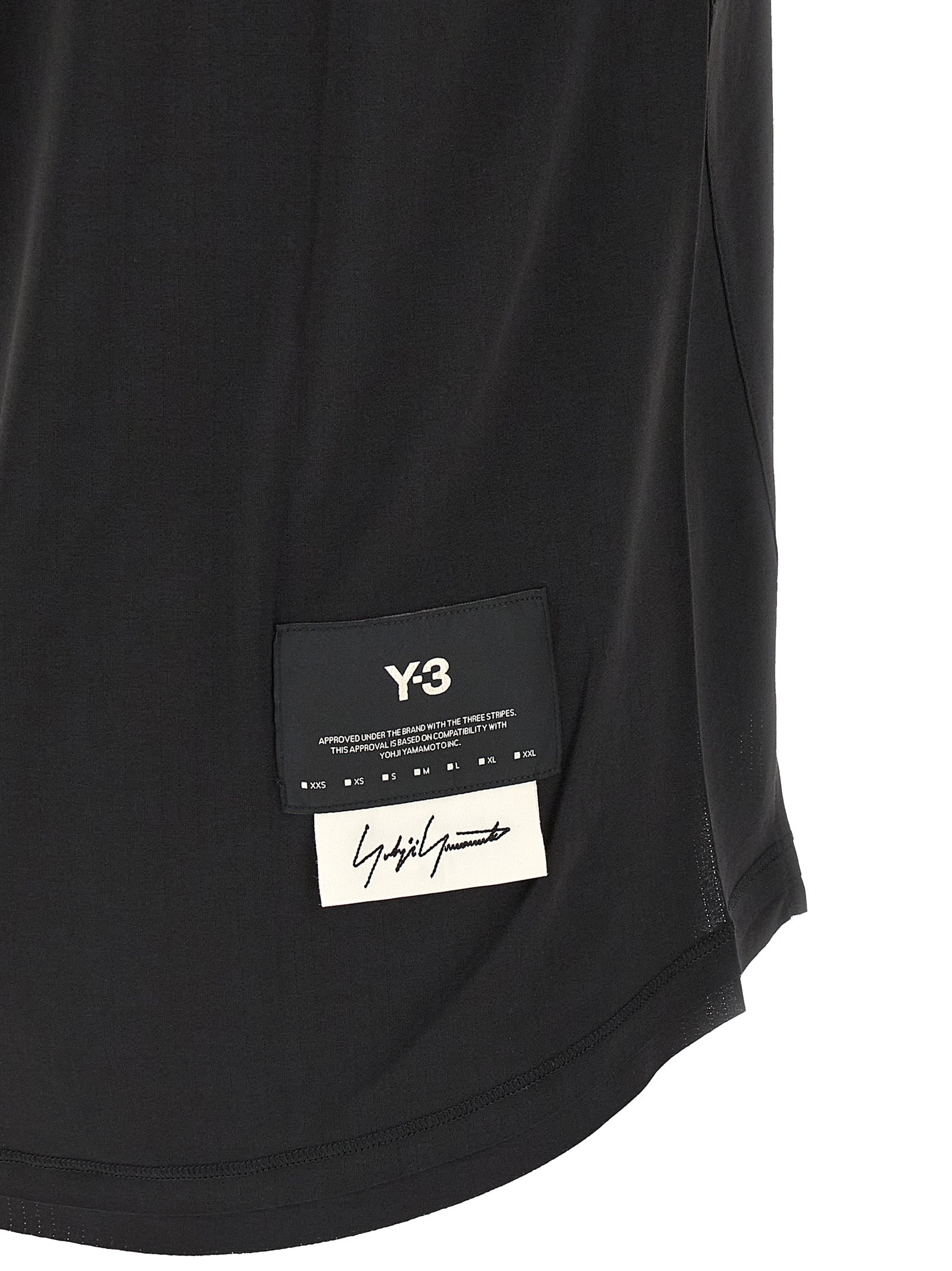 Y-3 Black Polyester T-Shirt