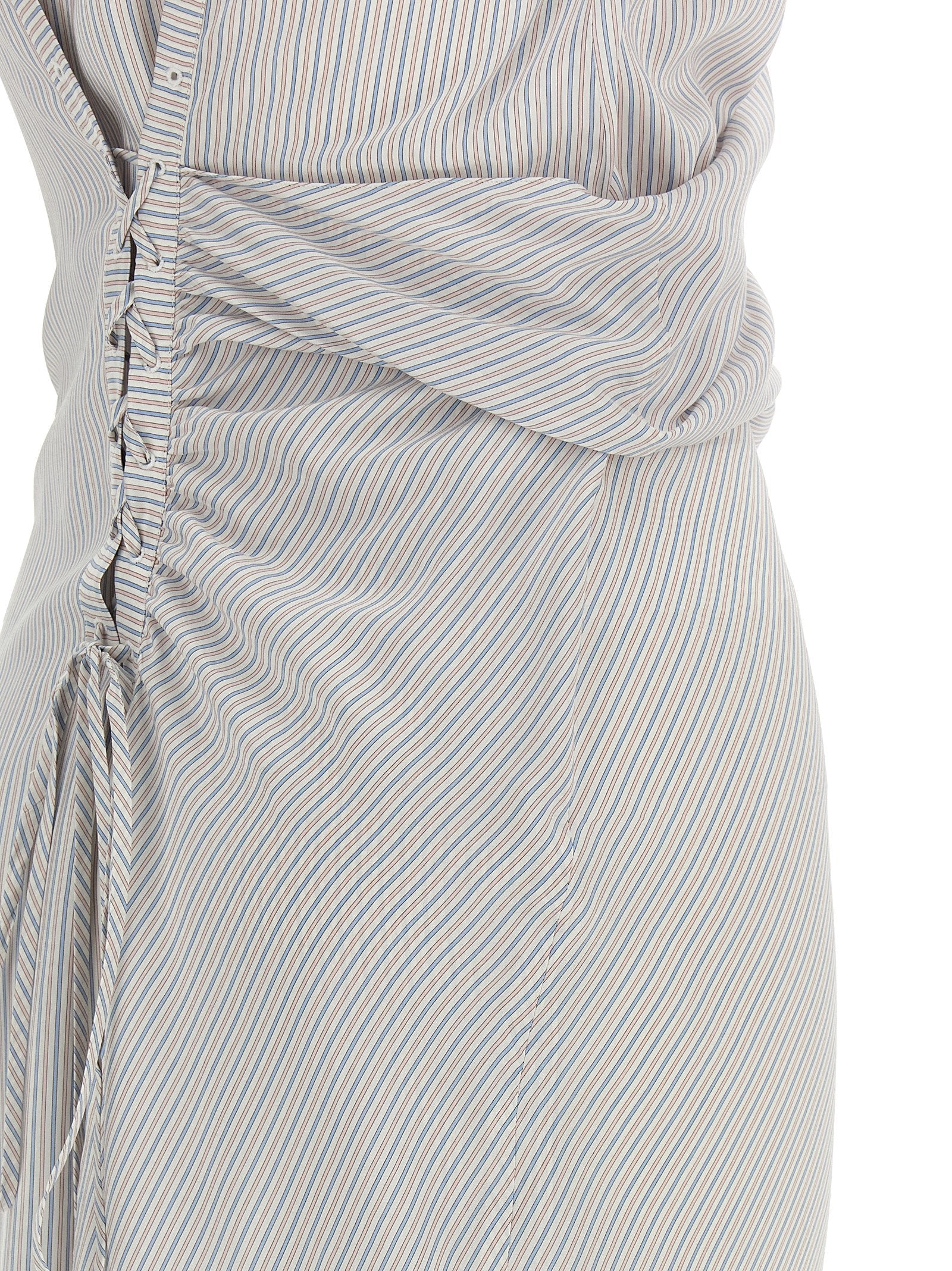 Alexander McQueen Multicolor Silk Long Dress