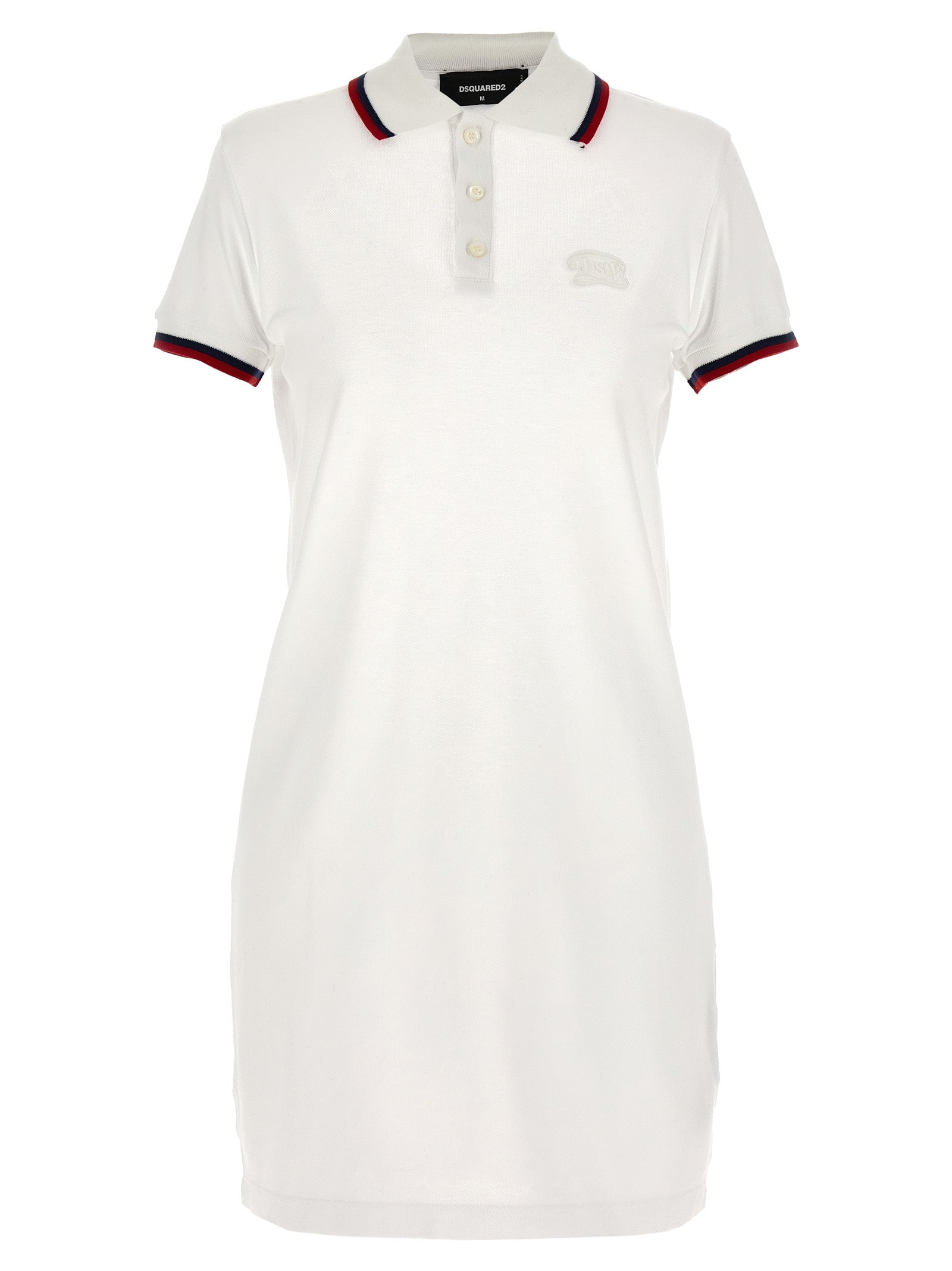 Dsquared² White Cotton Short Dress