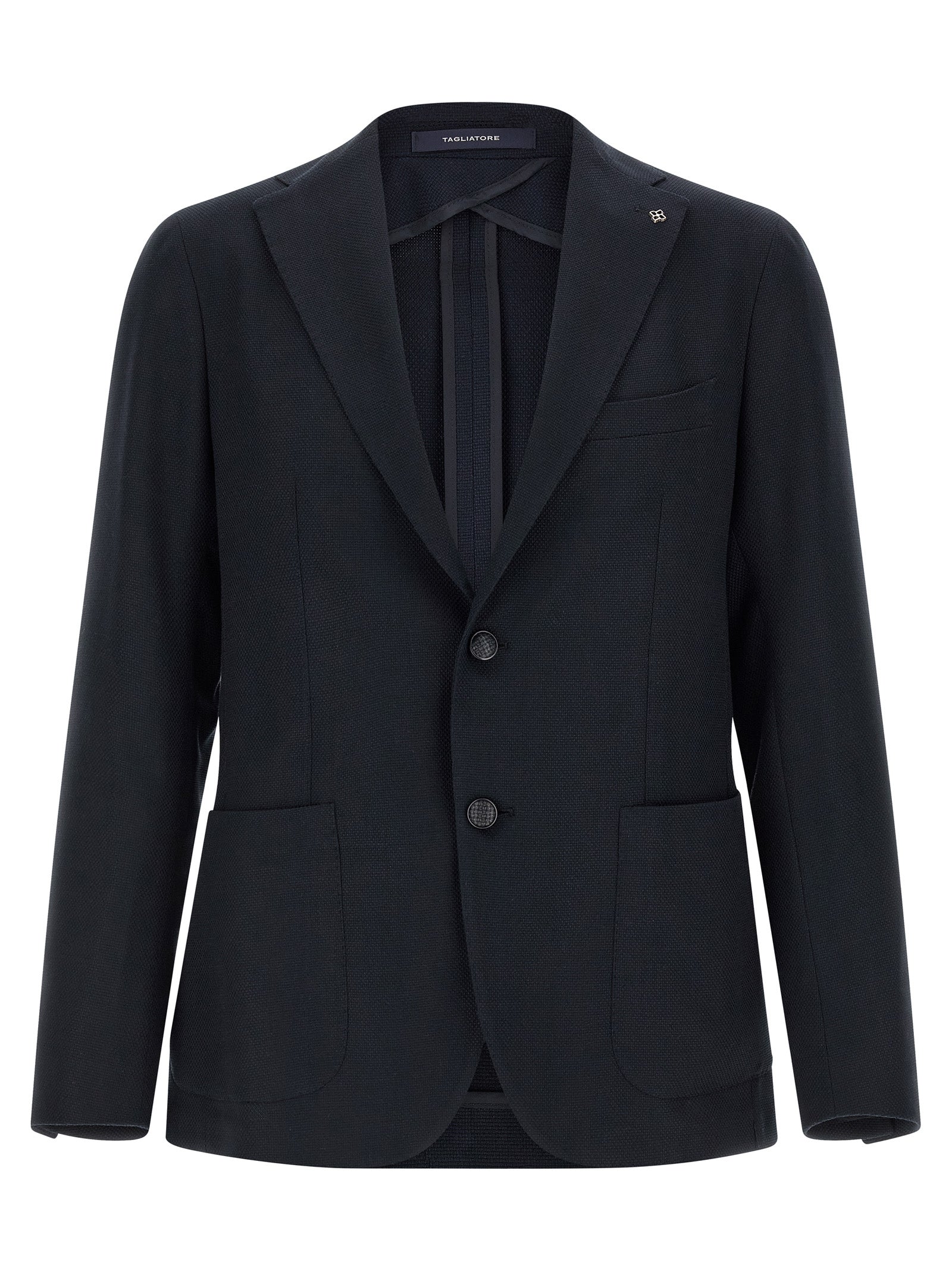 Tagliatore Blue Cotton Blazer