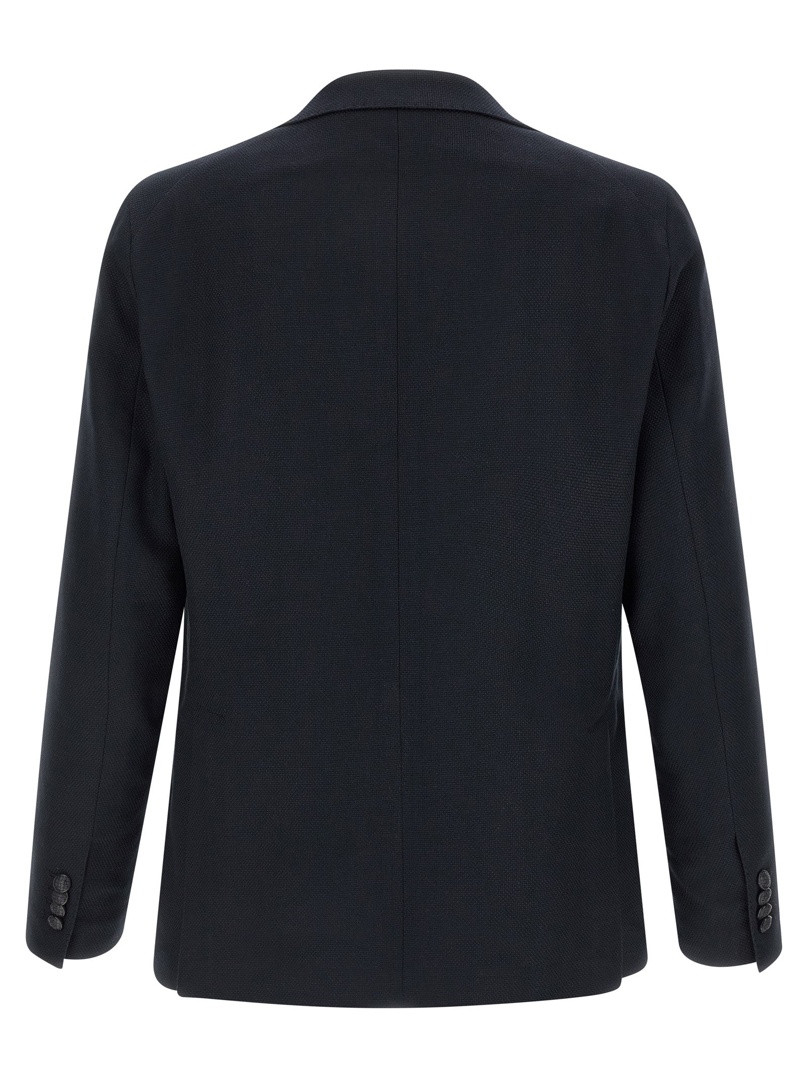 Tagliatore Blue Cotton Blazer