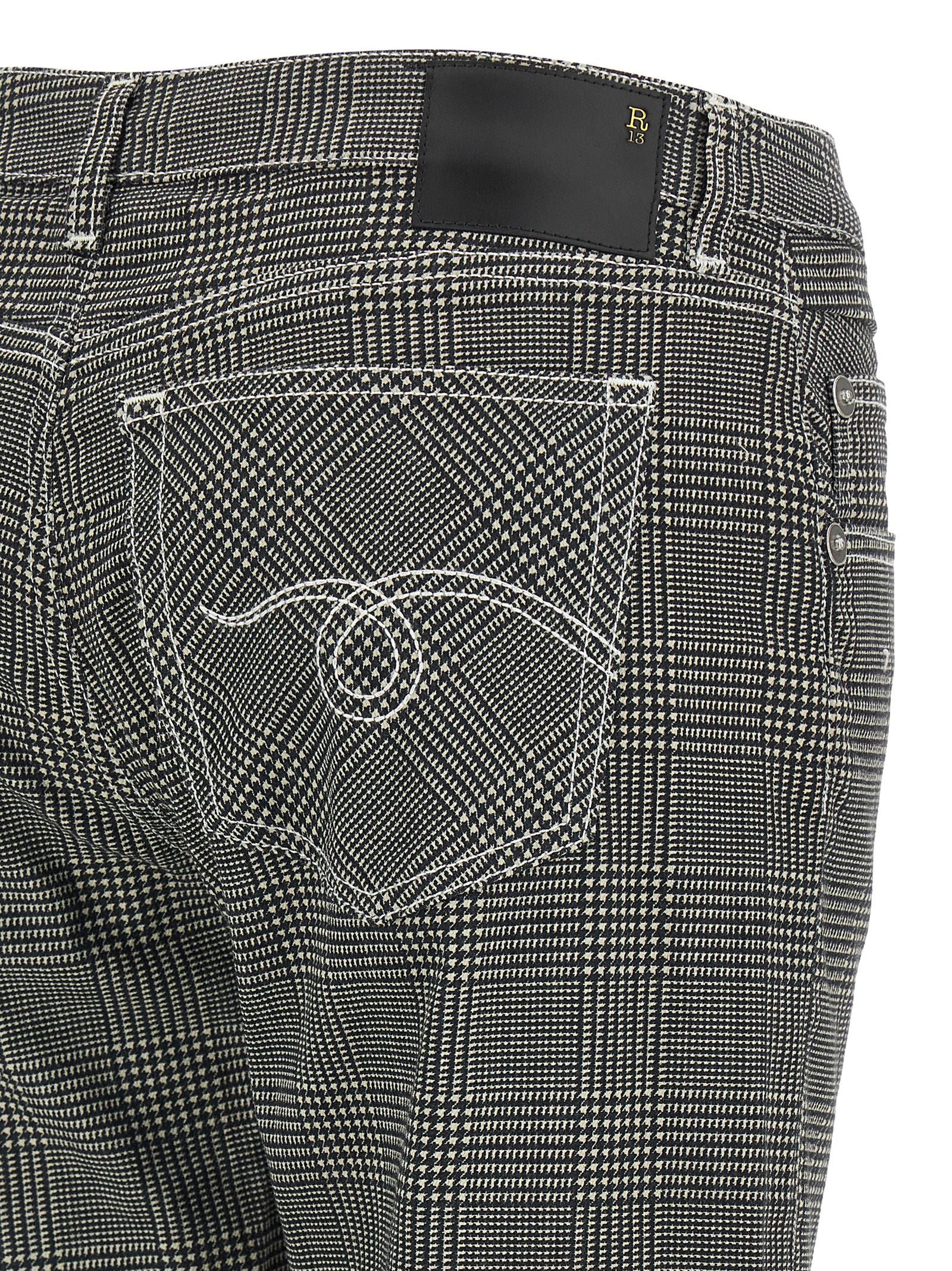 R13 Bicolor Cotton Casual Pants