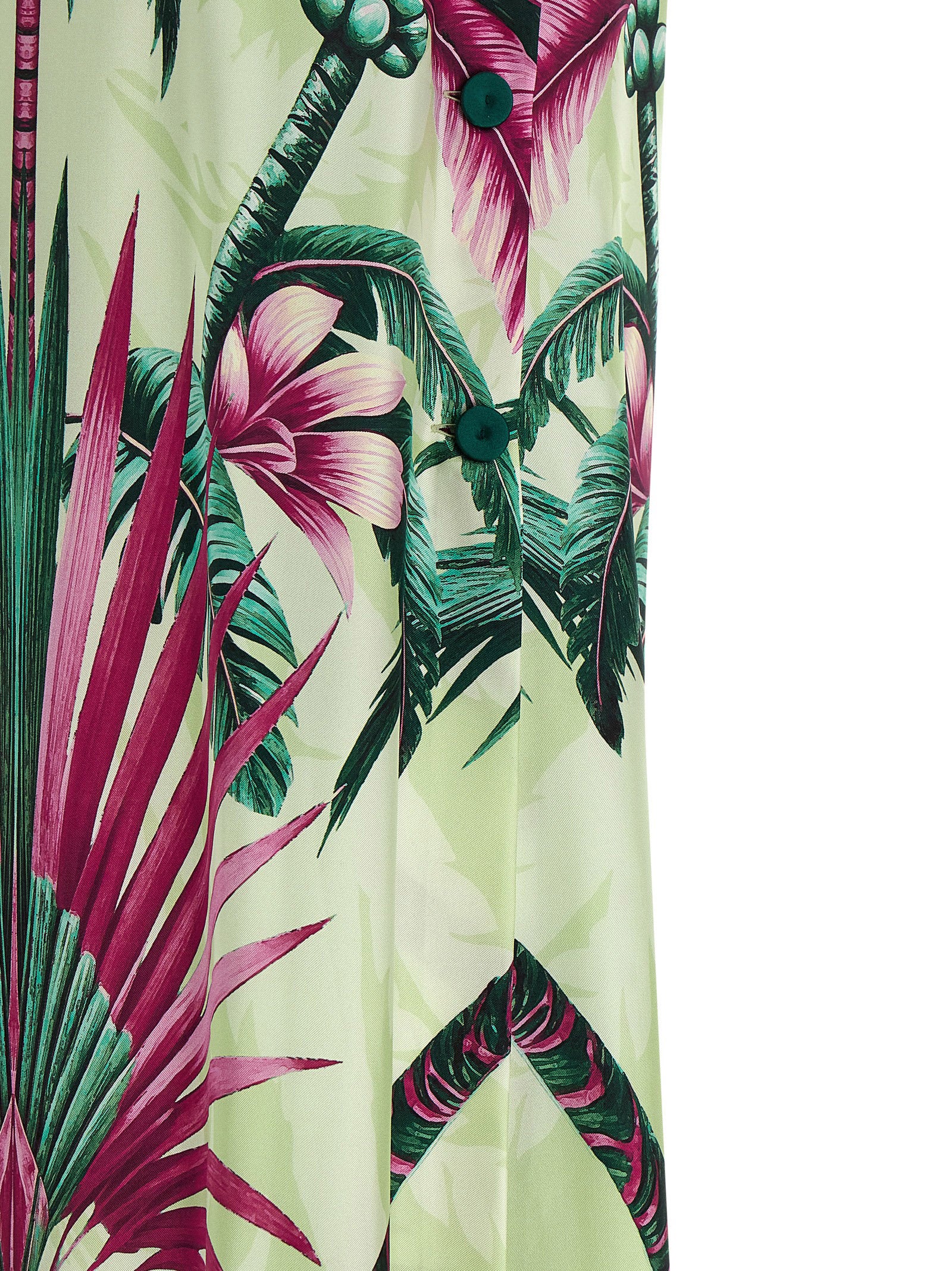 F.R.S. - FOR RESTLESS SLEEPERS Multicolor Silk Long Dress