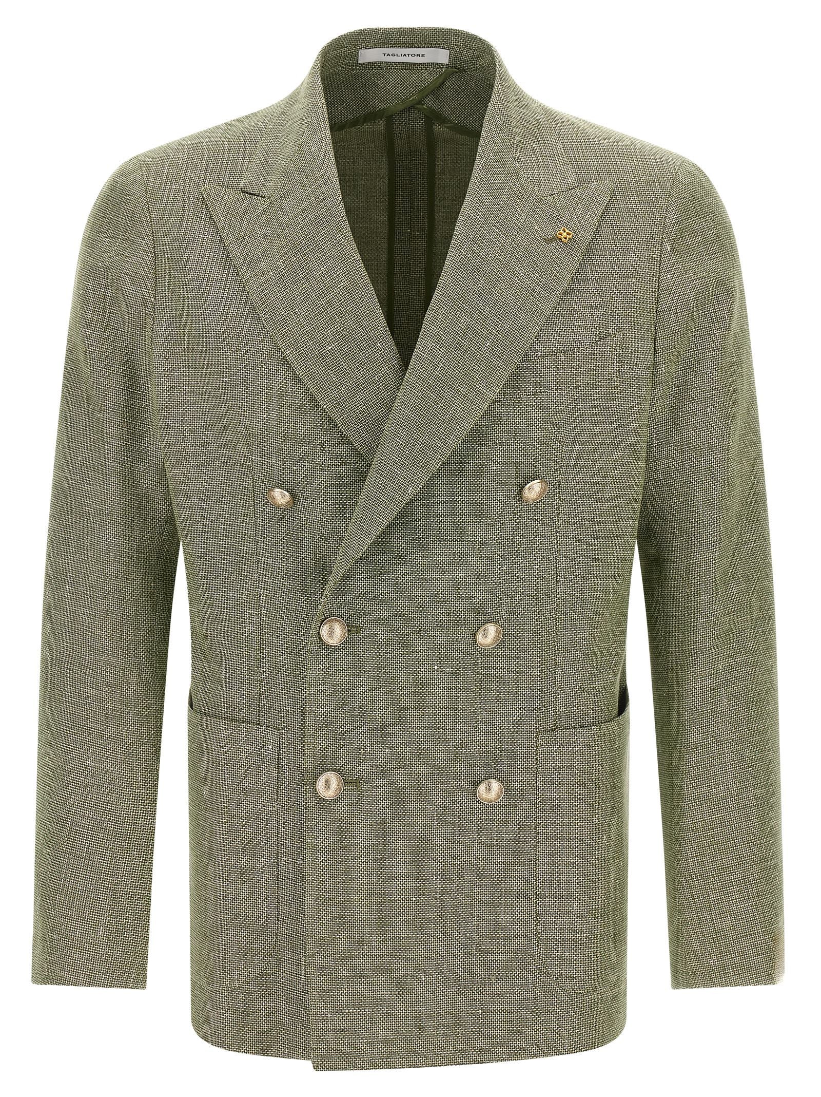 Tagliatore Bicolor Linen Blazer