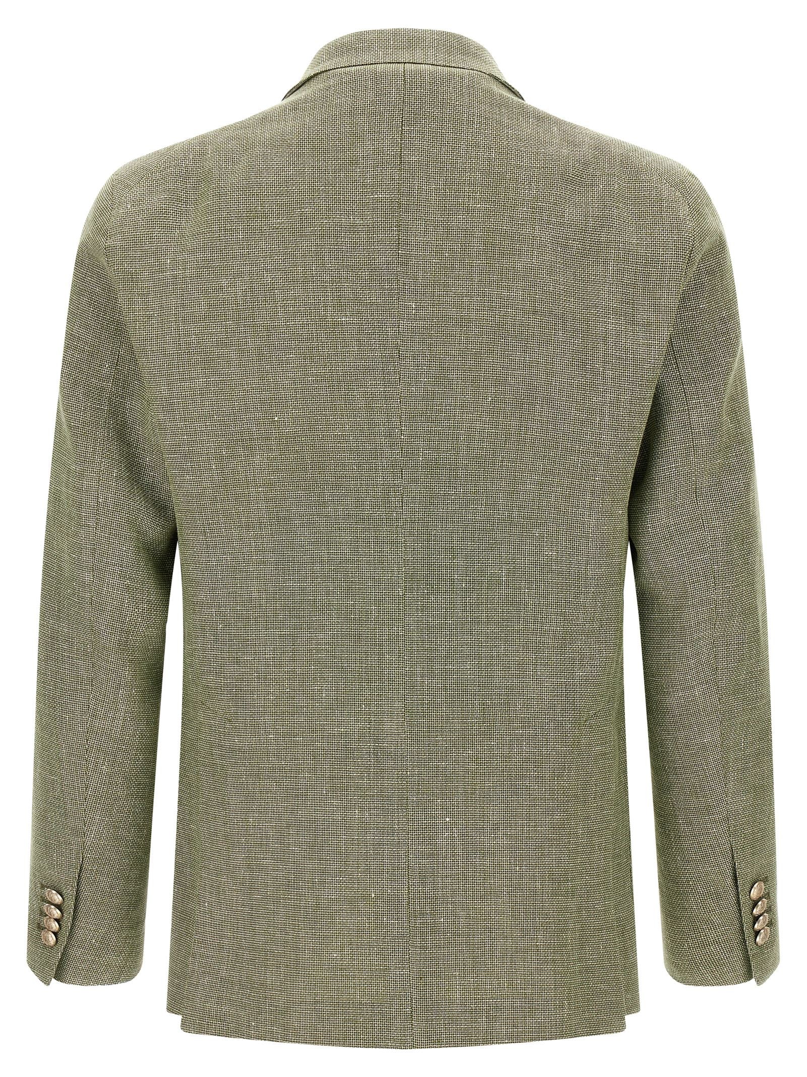 Tagliatore Bicolor Linen Blazer