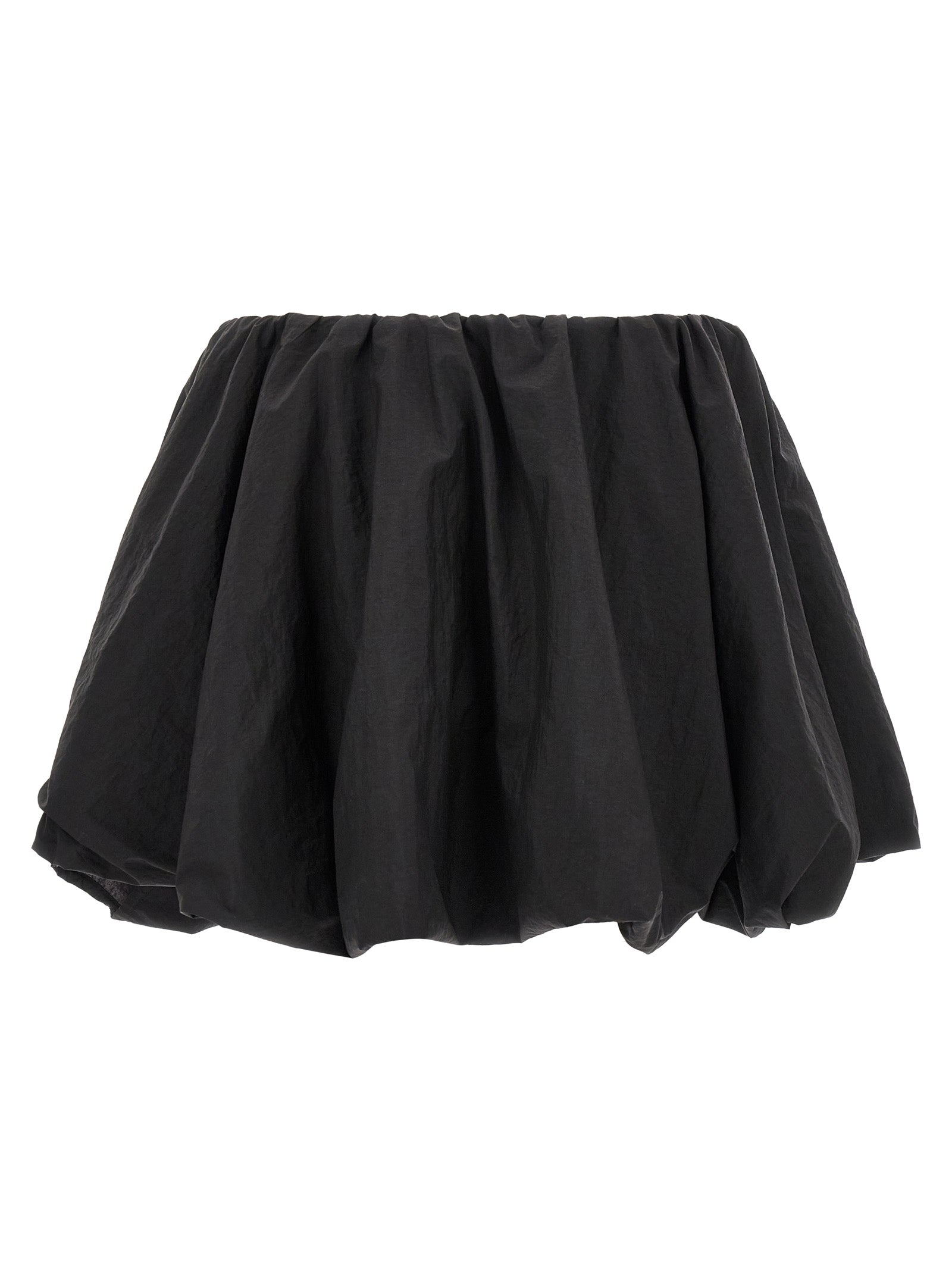 Y-3 Black Polyamide Long Skirt