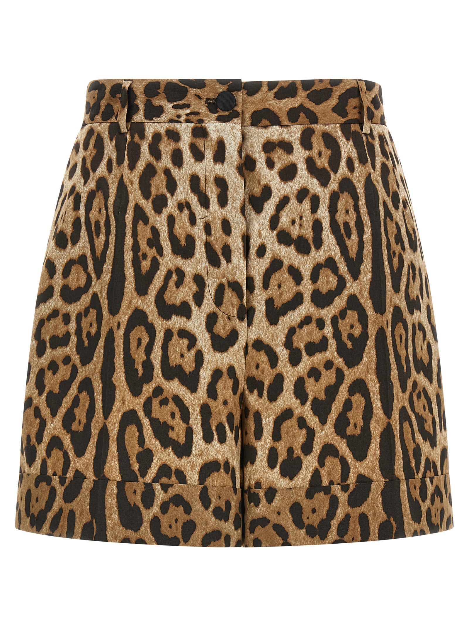 Dolce & Gabbana Brown Cotton Bermuda Shorts