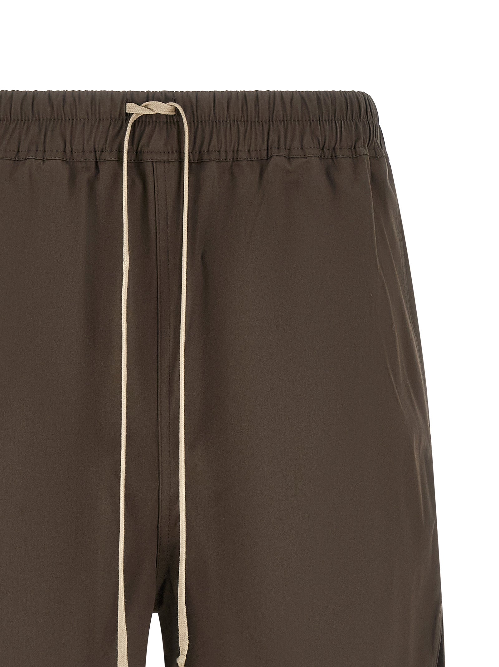 Rick Owens Brown Cotton Bermuda Shorts