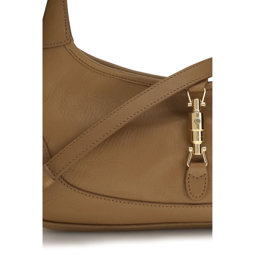 Gucci Beige Calf Leather Bos Taurus Shoulder Bag