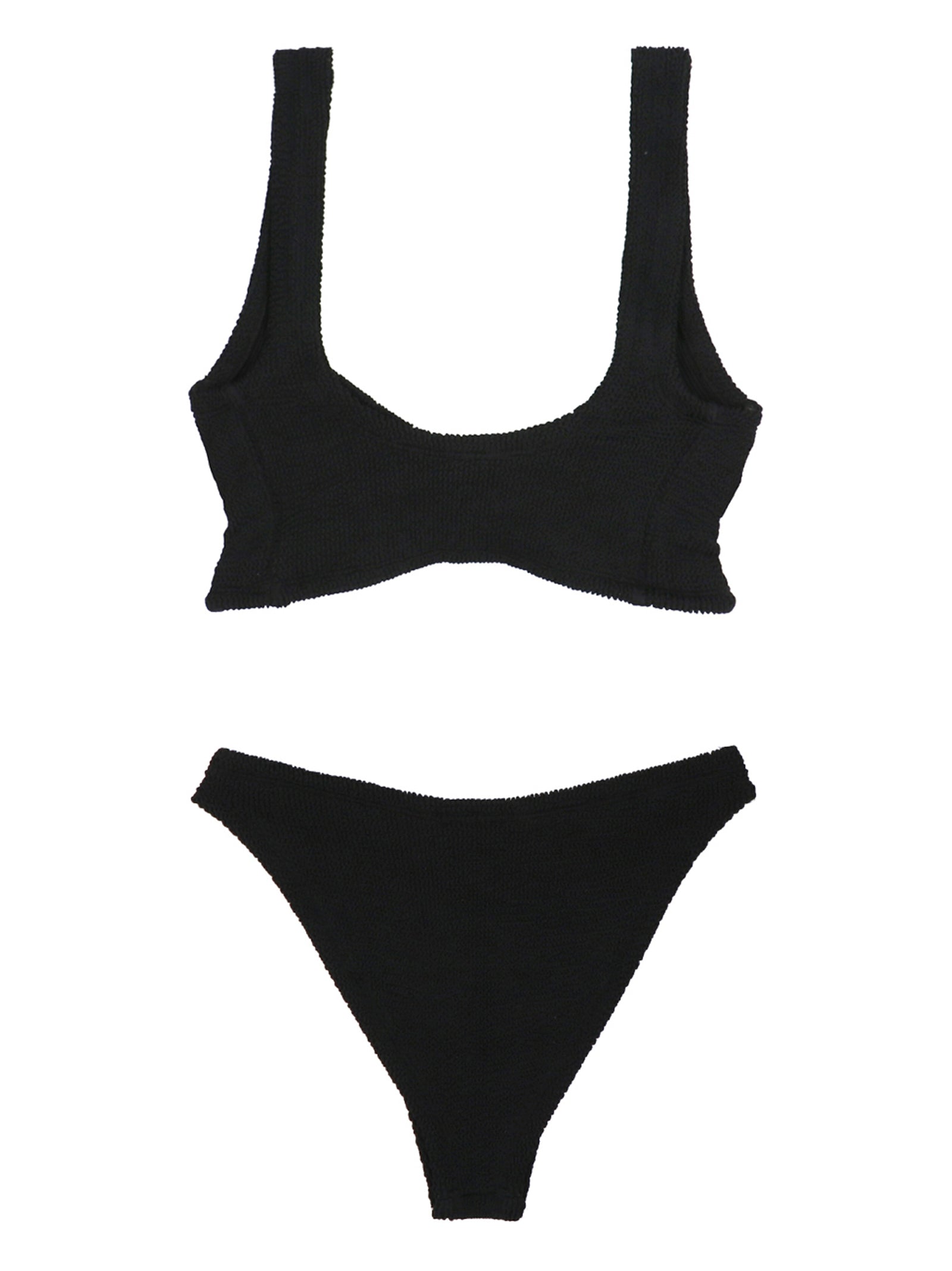Hunza G Black Nylon Bikini