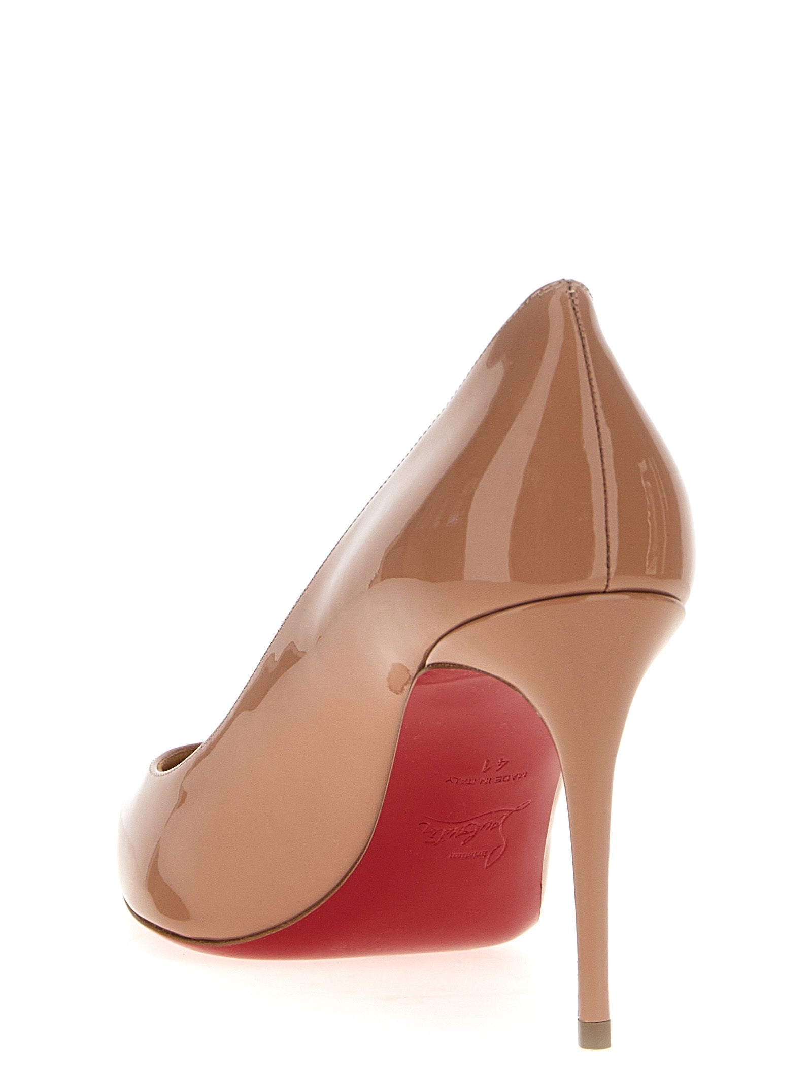Christian Louboutin Beige Calfskin High Heel Pumps