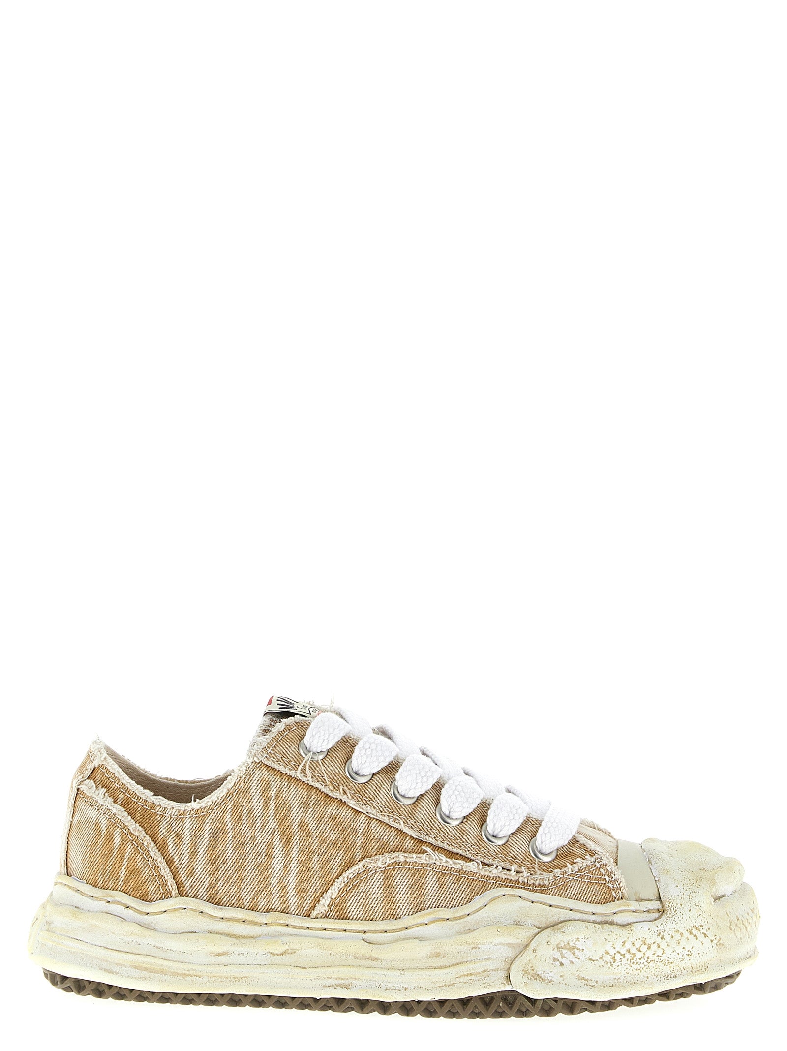 Maison Mihara Yasuhiro Beige Cotton Sneakers