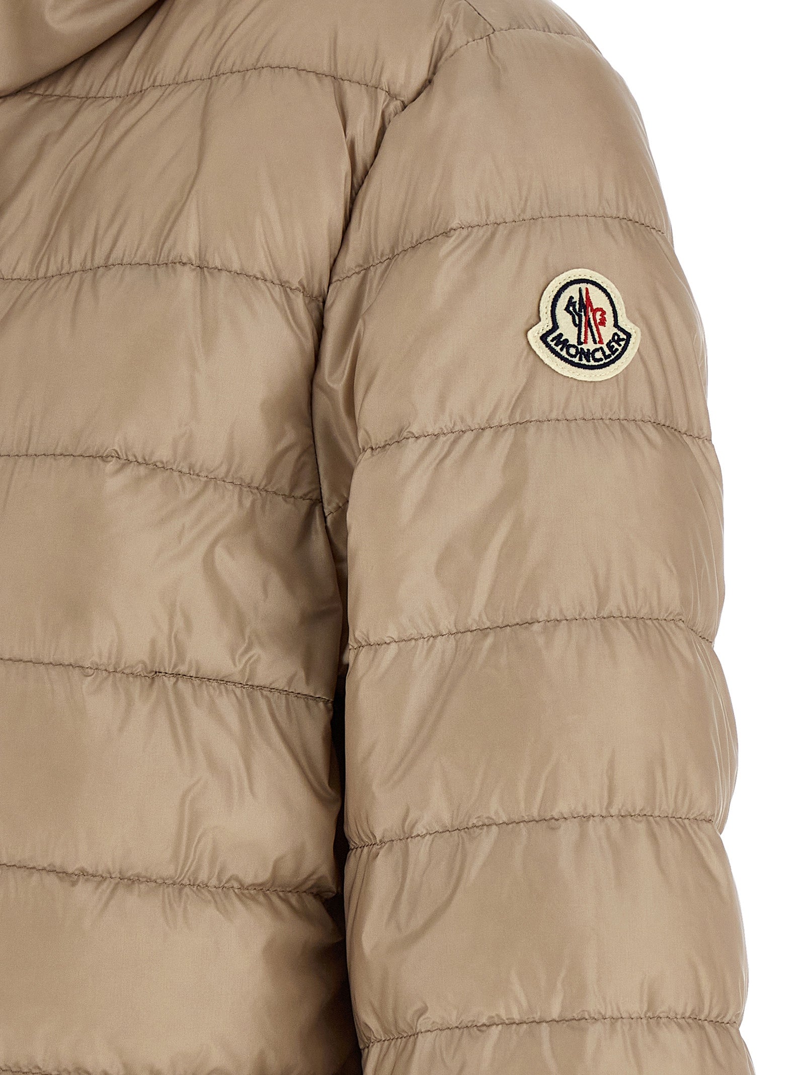 Moncler Beige Polyamide Full-Length Jacket