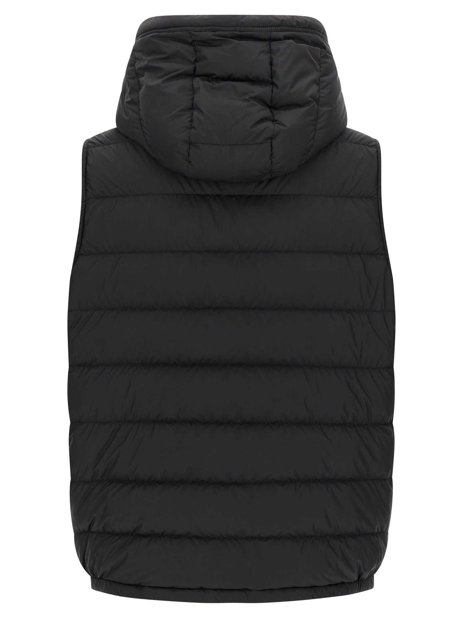 Moncler Black Polyester Sleeveless Jacket