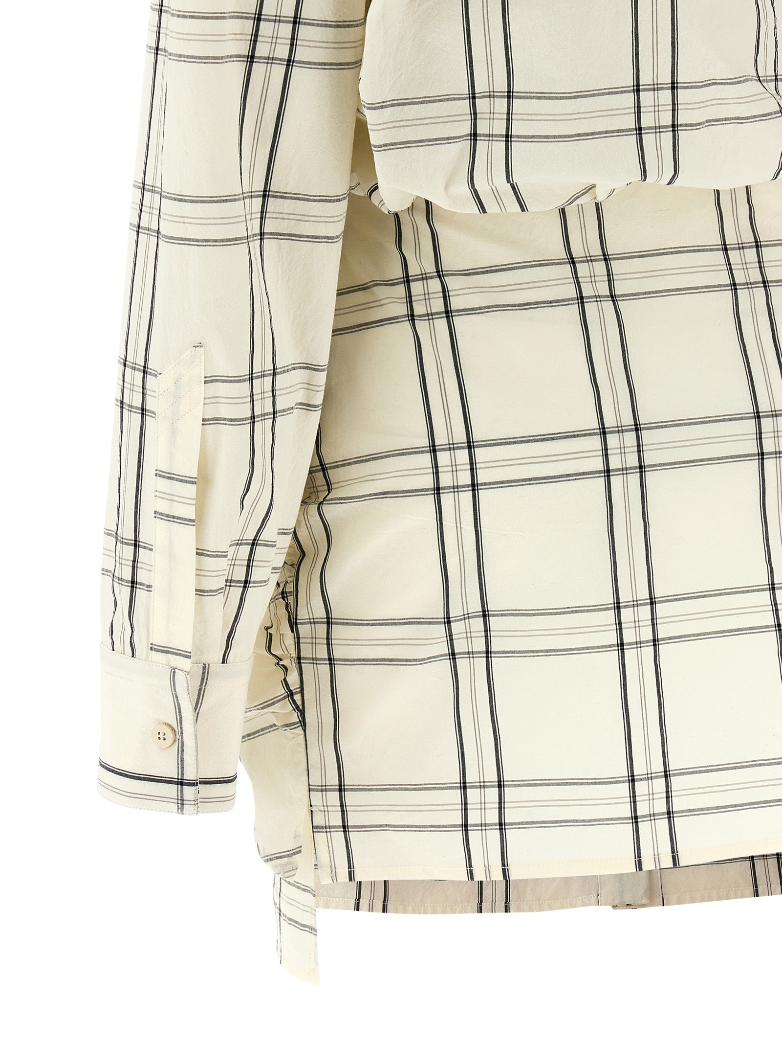The Attico Multicolor Cotton Short Dress