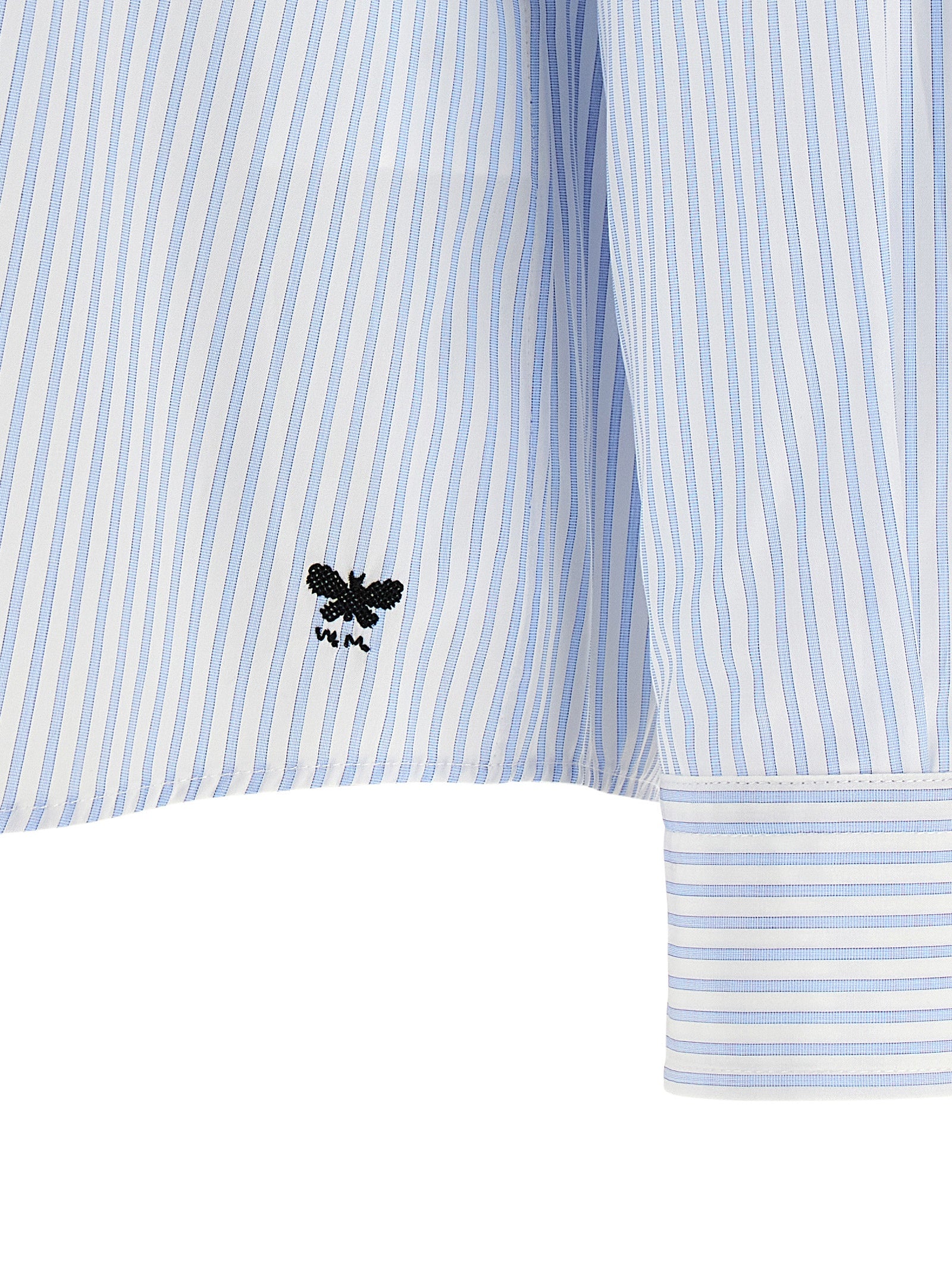 Max Mara Blue Cotton Blouse