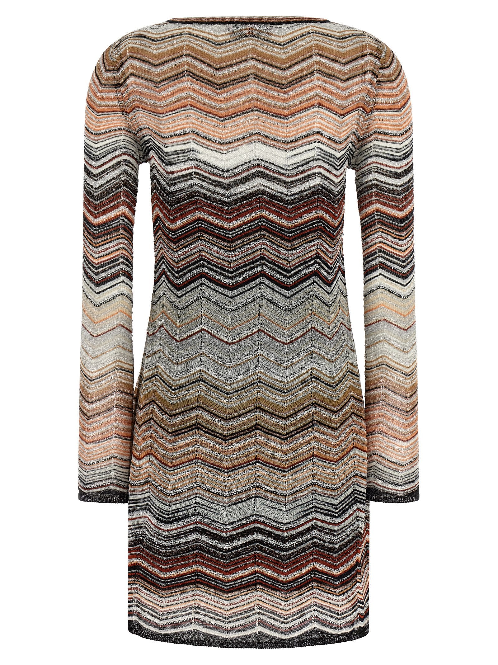 Missoni Brown Viscose Short Dress