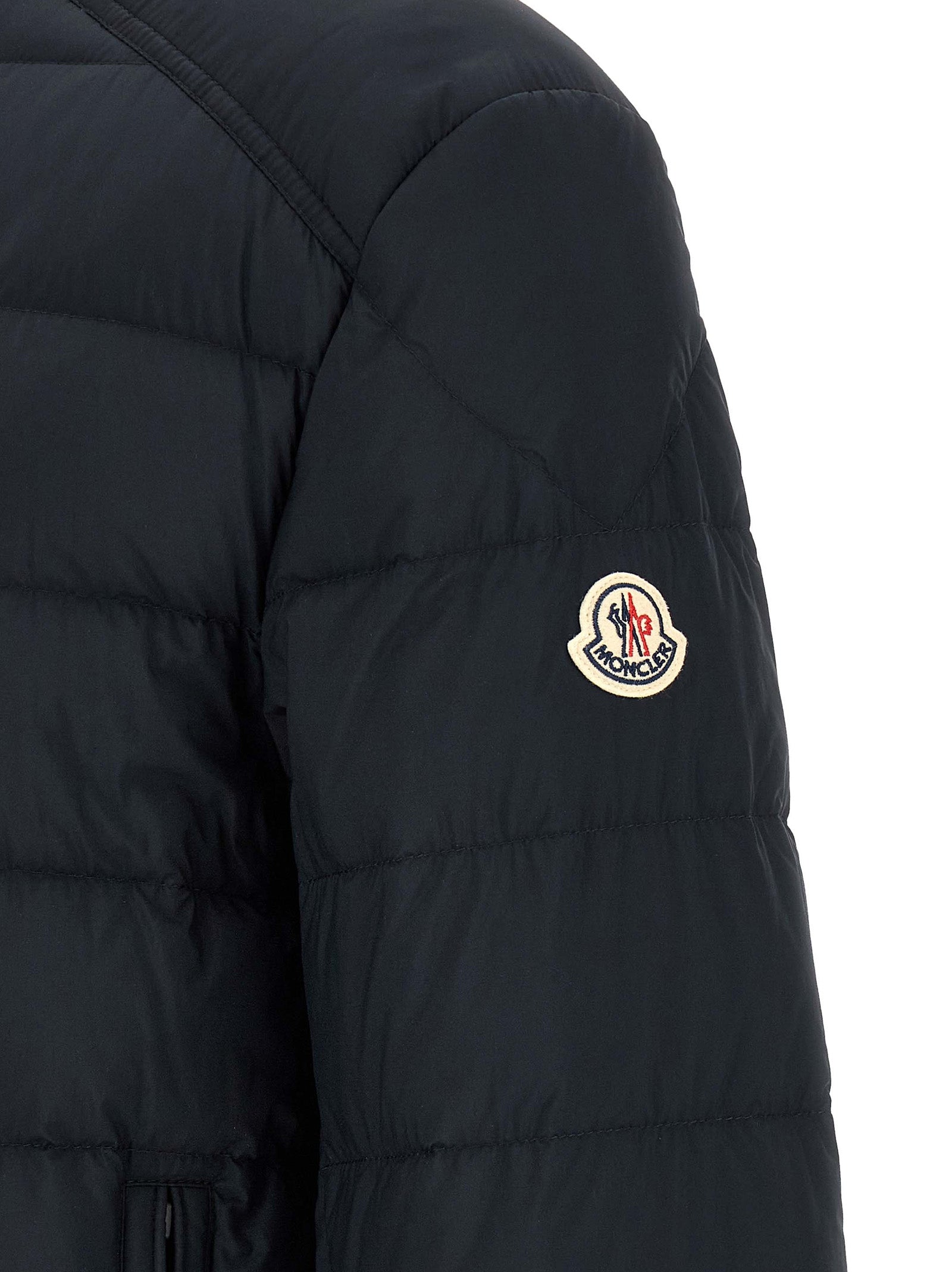 Moncler Blue Polyamide Full-Length Jacket