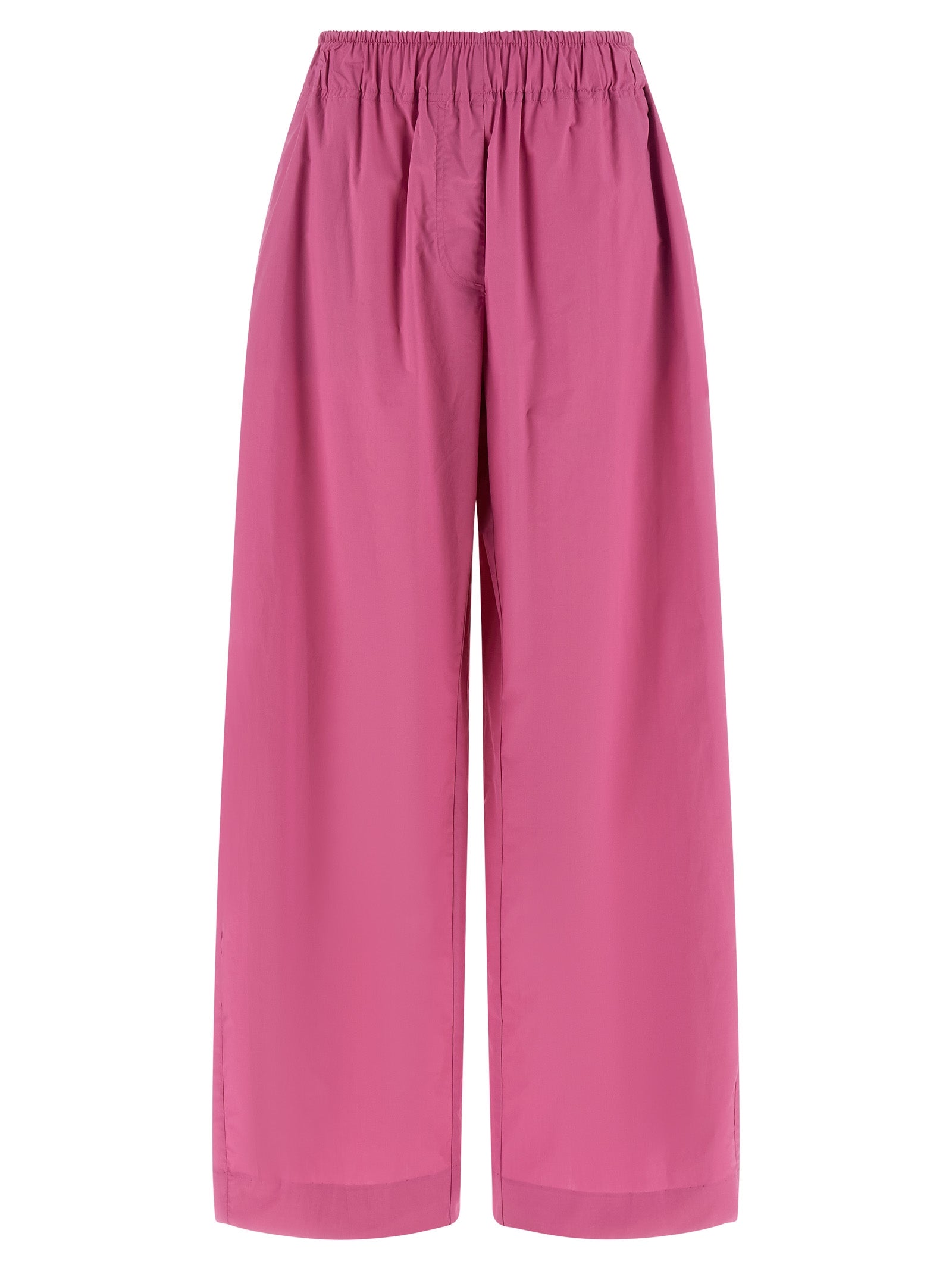 THELATEST Fuchsia Cotton Casual Pants