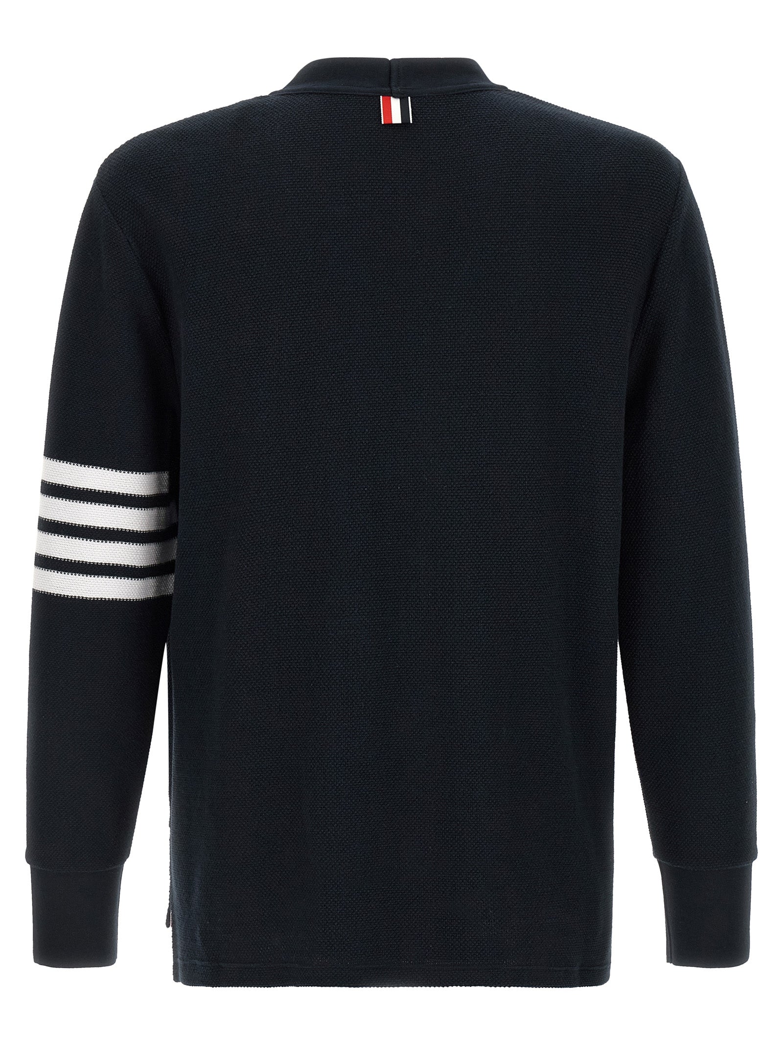 Thom Browne Blue Cotton Cardigan