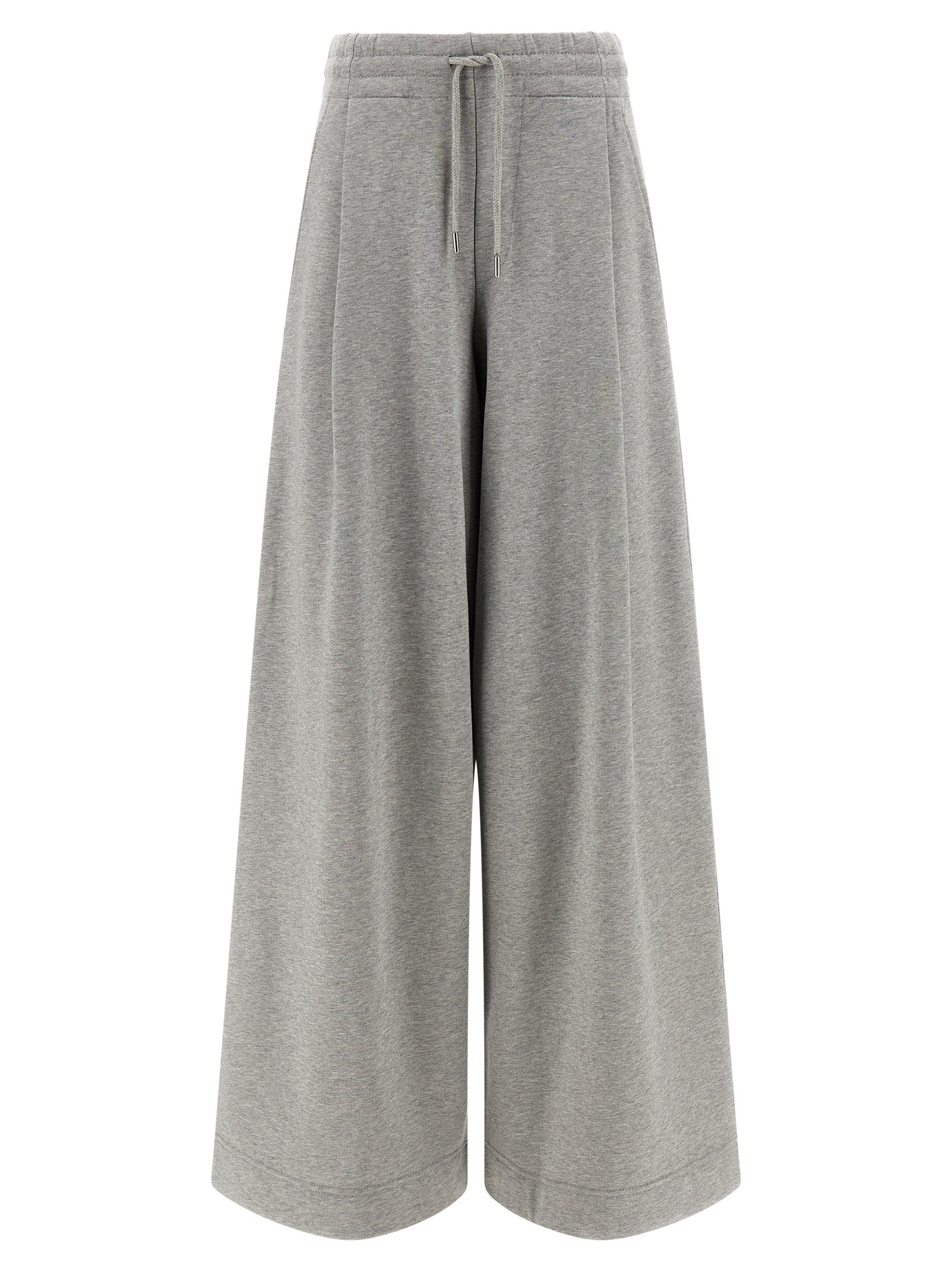 Dries Van Noten Gray Cotton Casual Pants