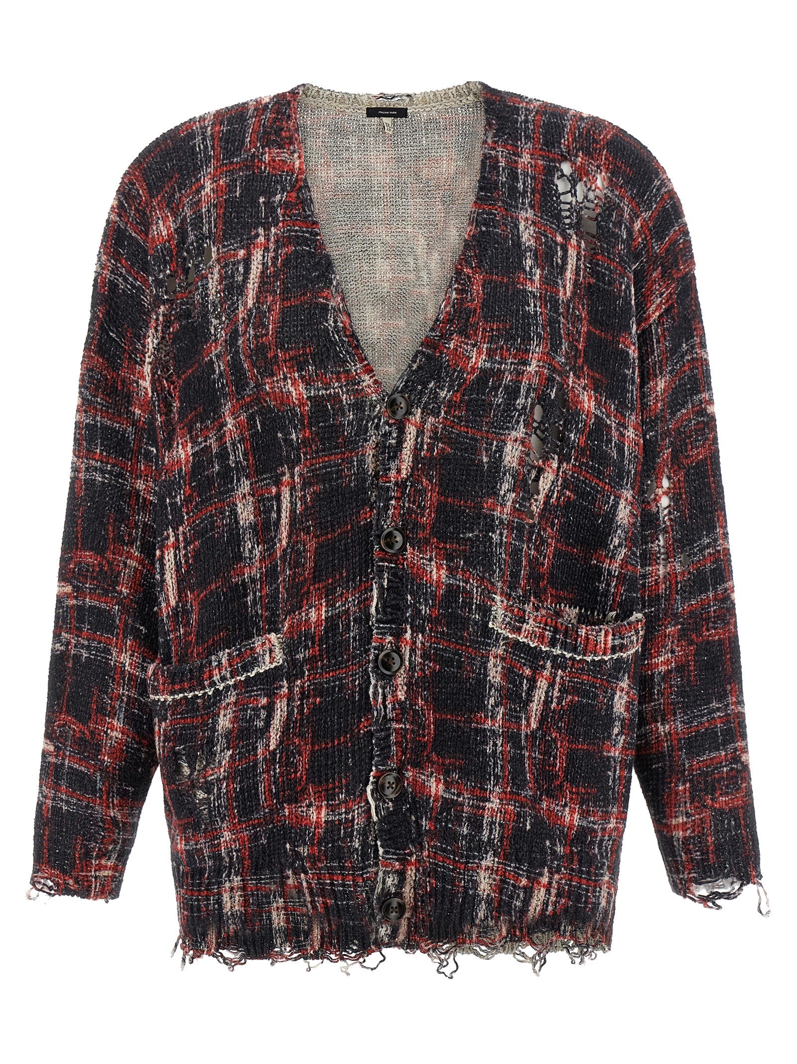 R13 Multicolor Linen Cardigan