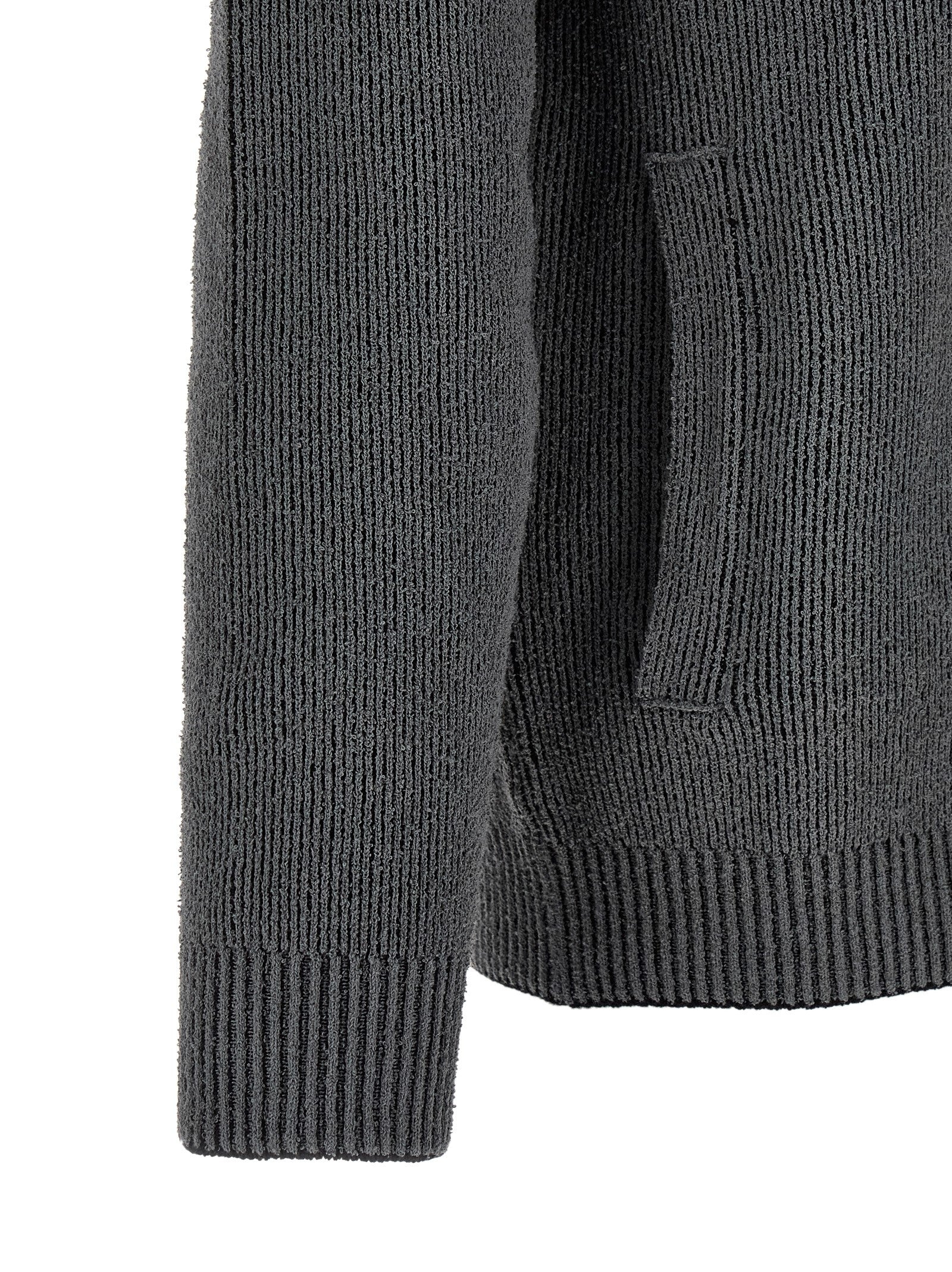 Stone Island Gray Cotton Cardigan